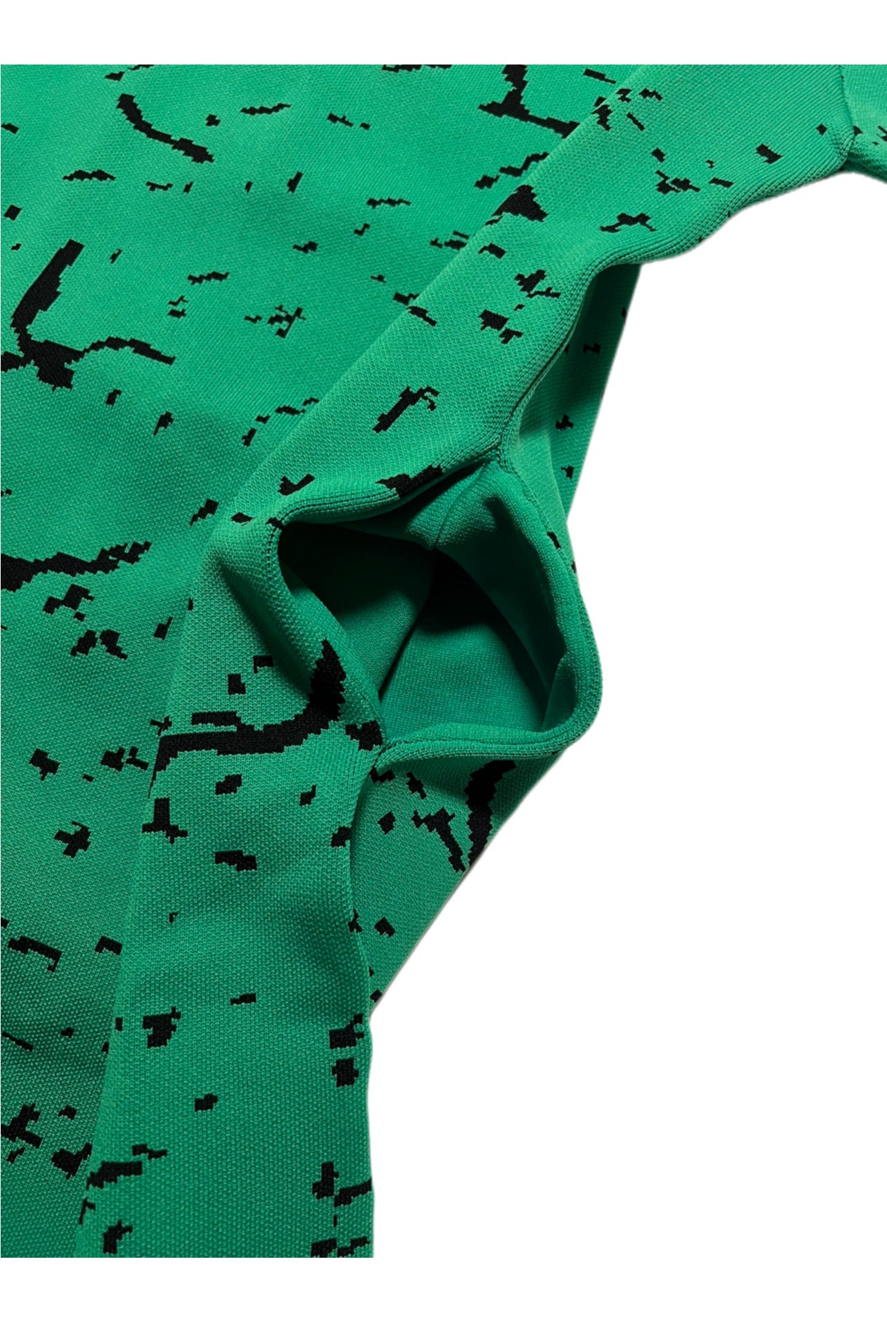 Puzzle Play Knit Dress(GREEN)