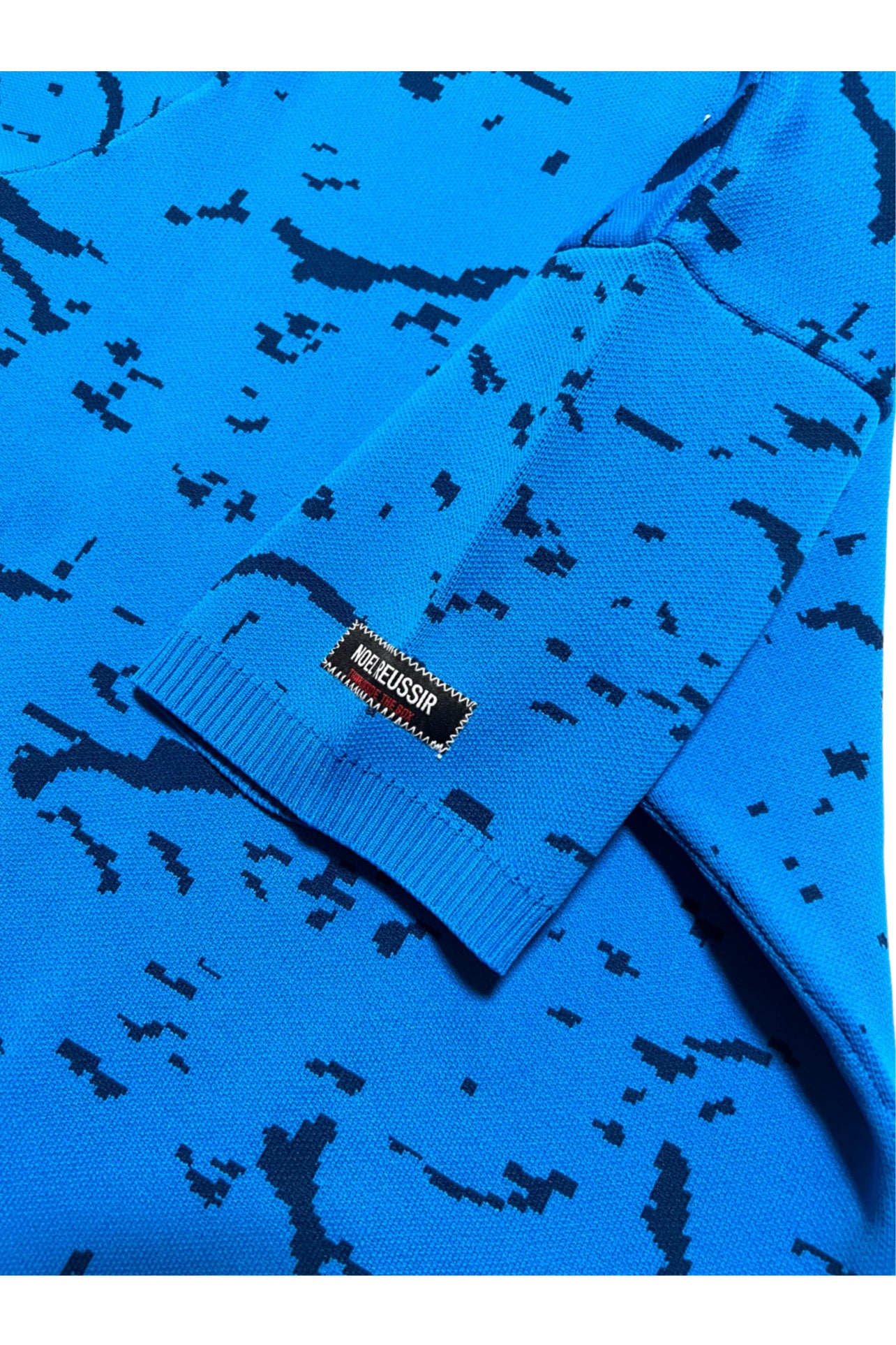 Puzzle Play Knit Dress(BLUE)