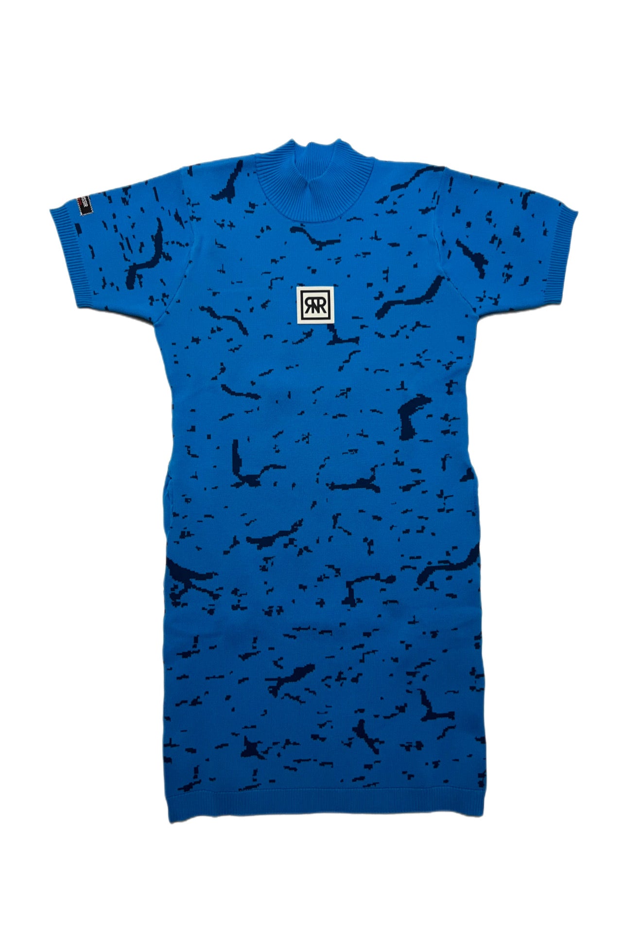 Puzzle Play Knit Dress(BLUE)