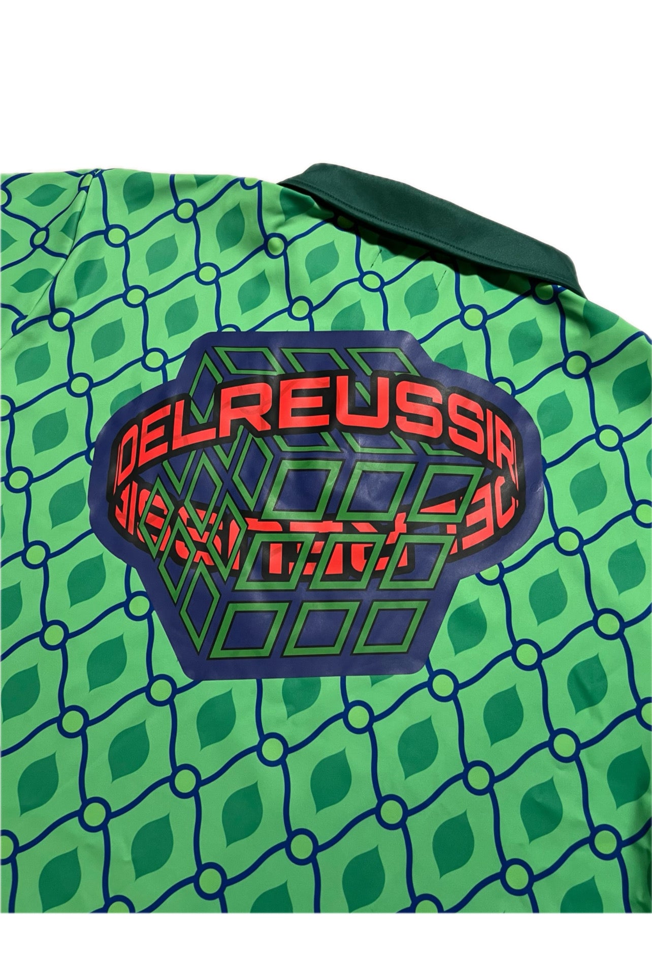 Horizon Cube Half Zip Polo(GREEN)