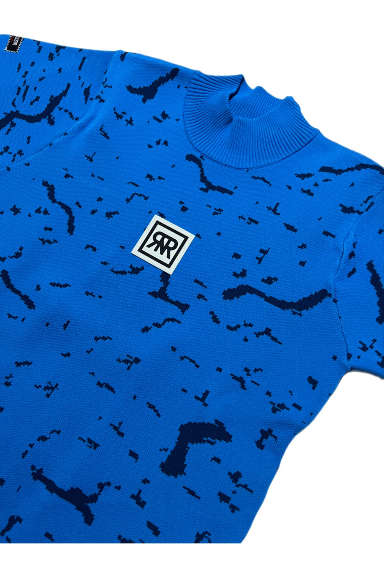 Puzzle Play Knit Dress(BLUE)
