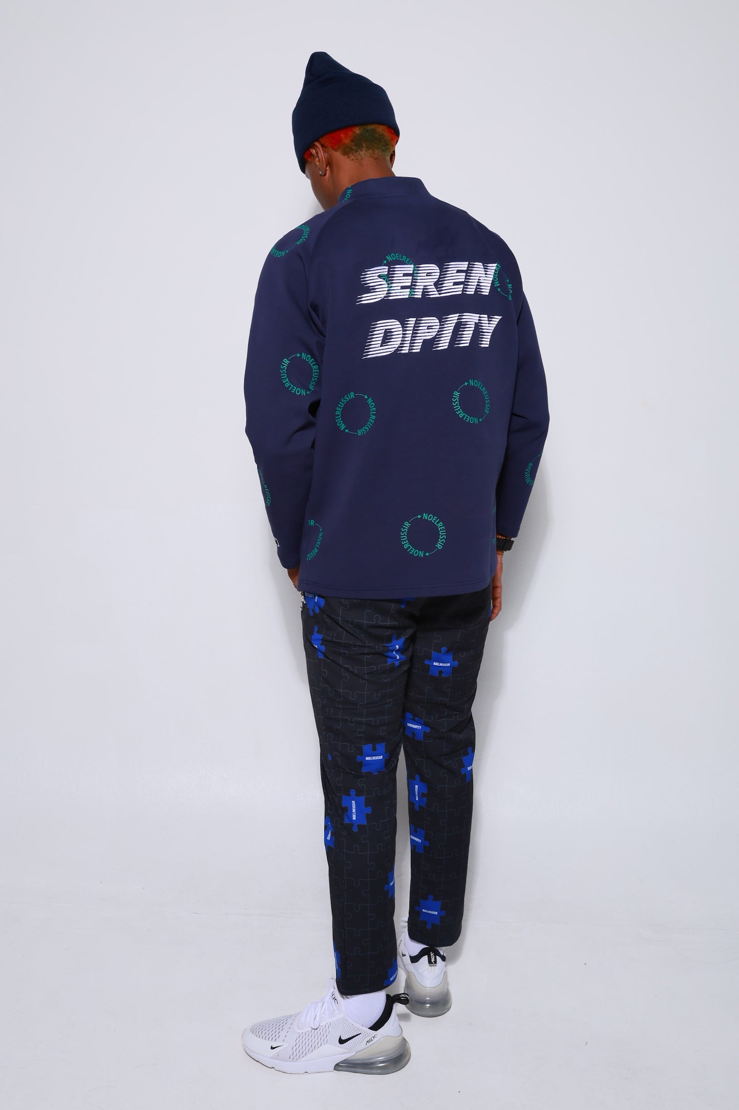 Serendipity Mock Neck Half-Zip Long Sleeve(MENS)