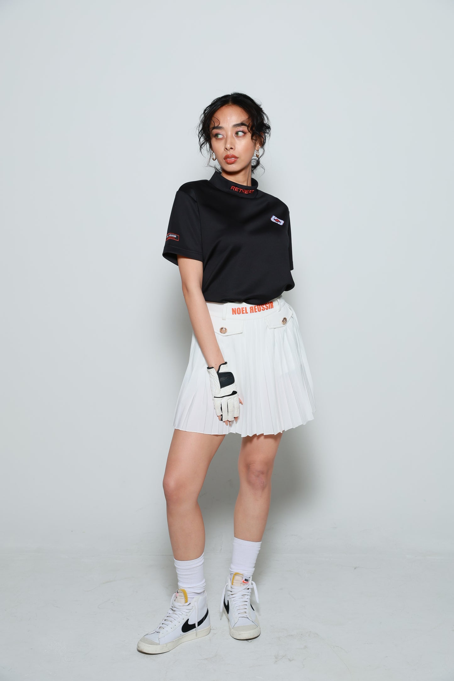 Precision Pleat Skirt(WHITE)