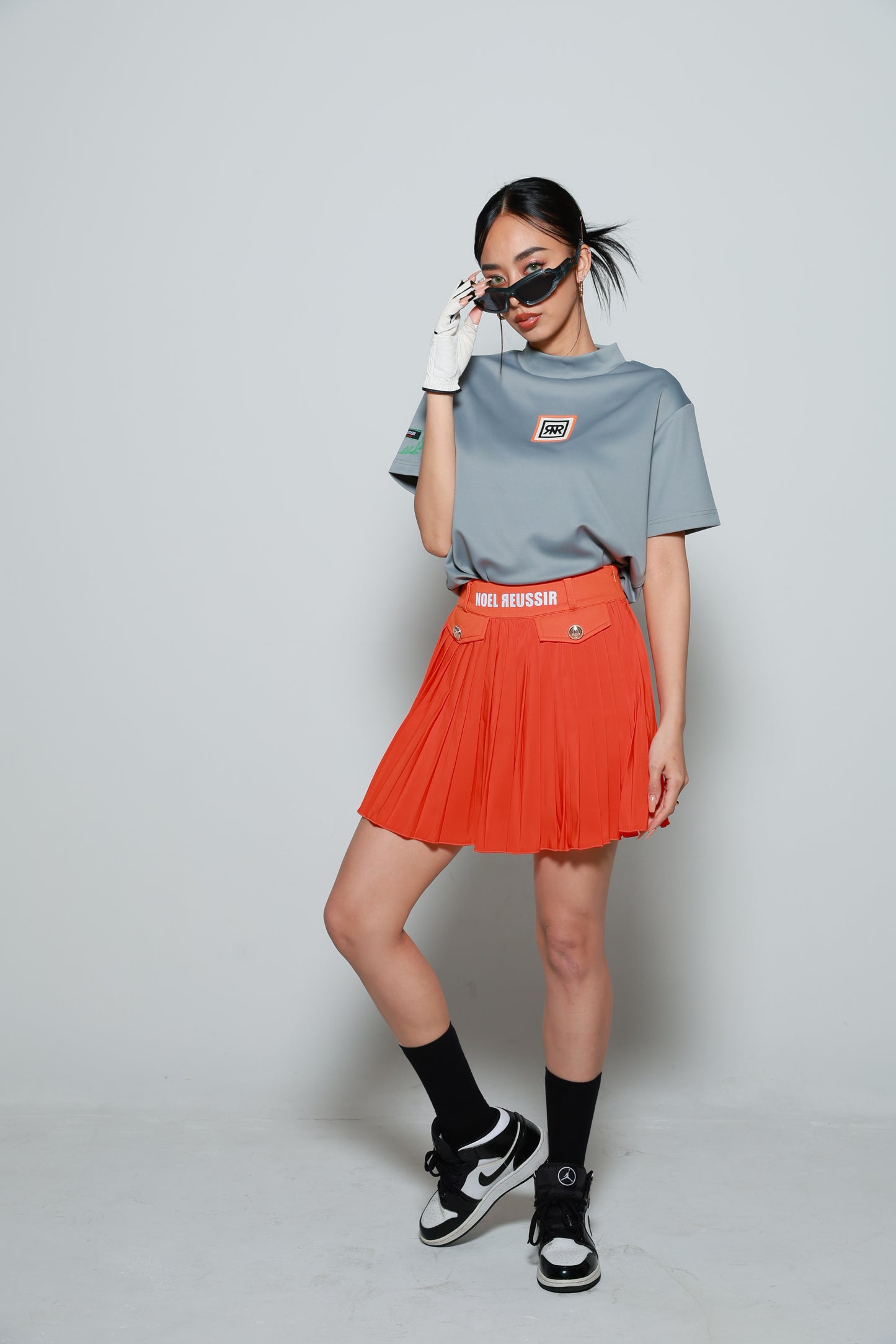 Precision Pleat Skirt(ORANGE)