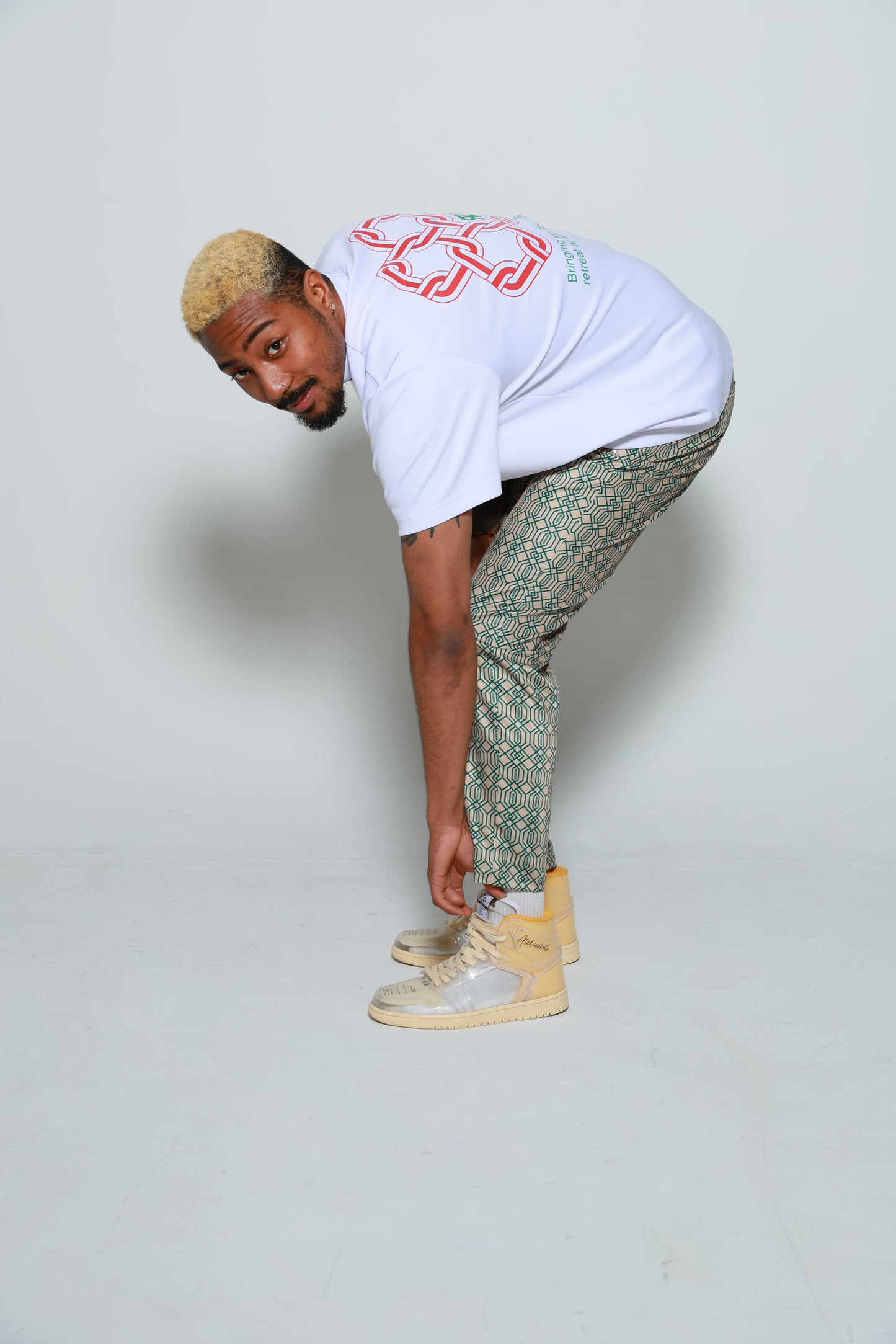 Retro Mode Vision Long Pants(BEIGE)