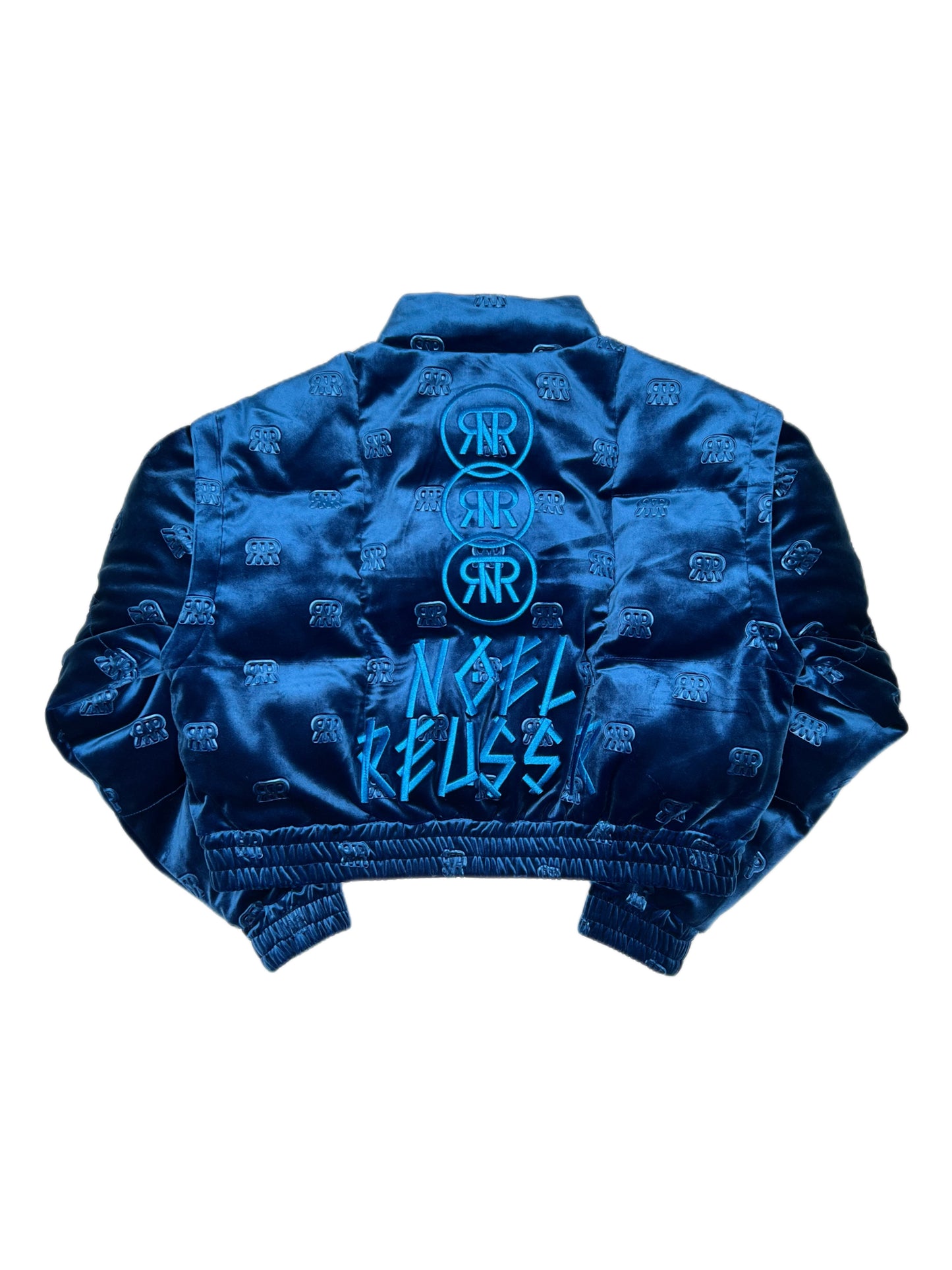 “Velvet Embossed Two-Way Outer Jacket”