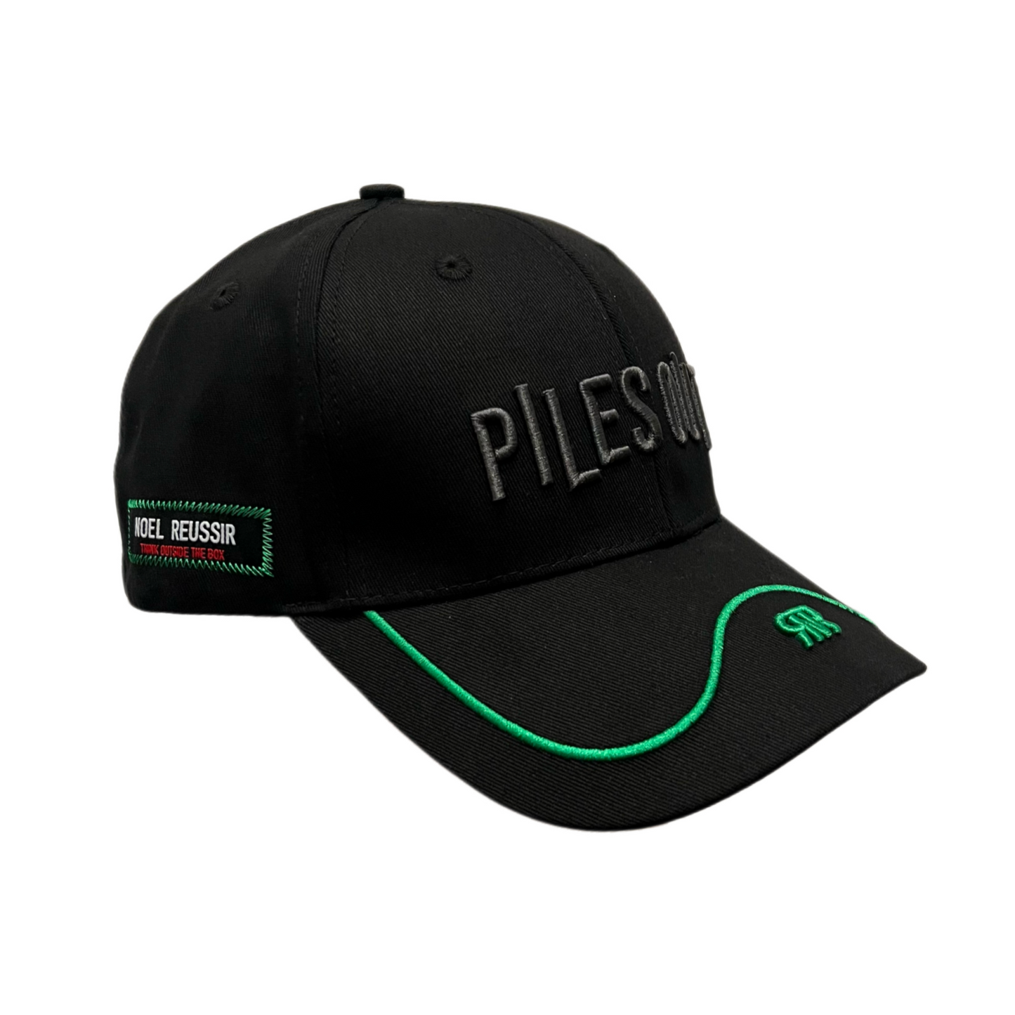 PO×NR "COLLABORATION CAP"(BLACK×GREEN)