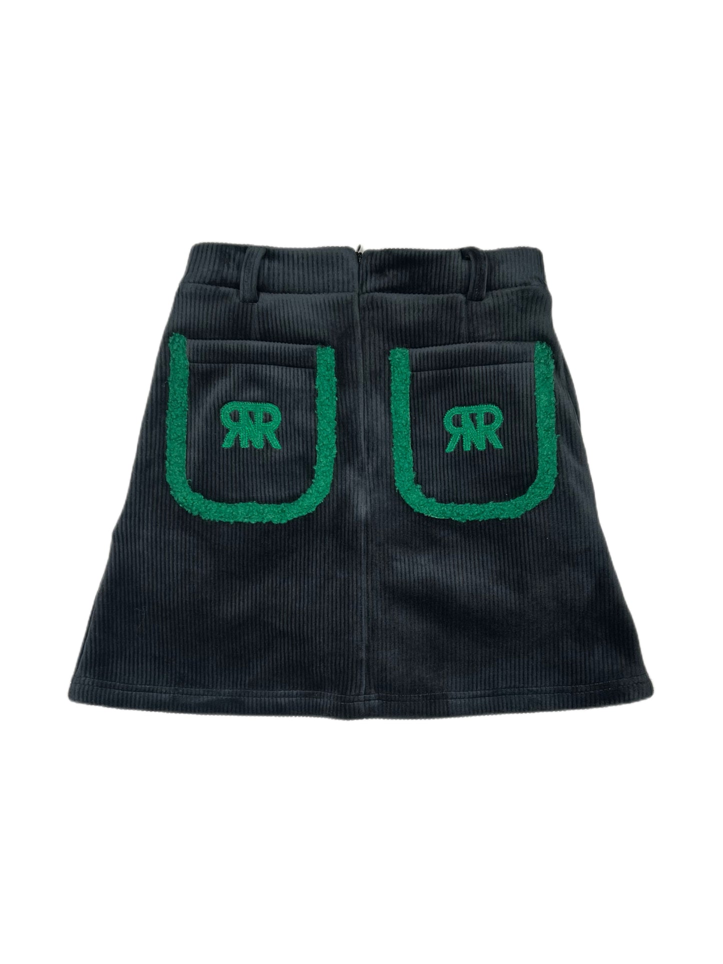 Serendipity Corduroy Boa High-Waist Skirt