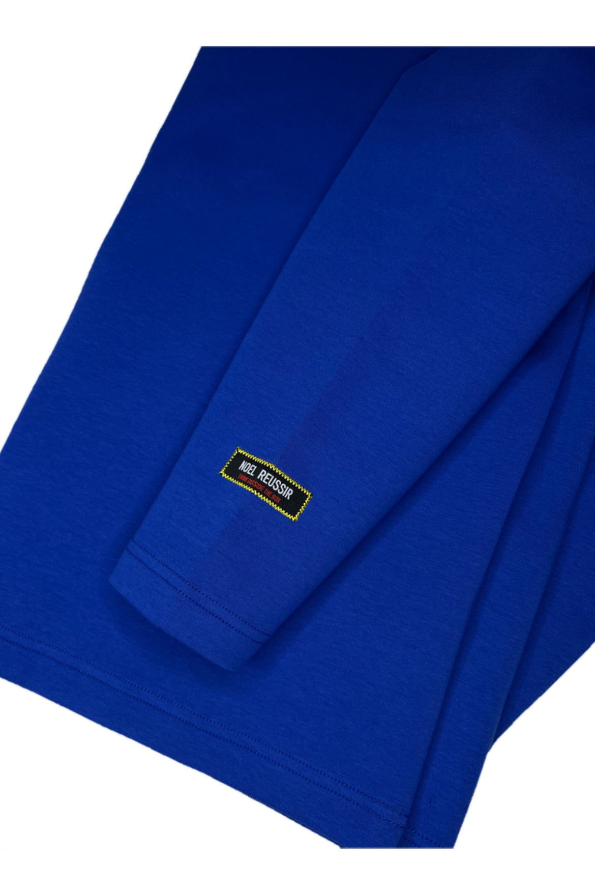 Back Print Half Zip Polo(BLUE)