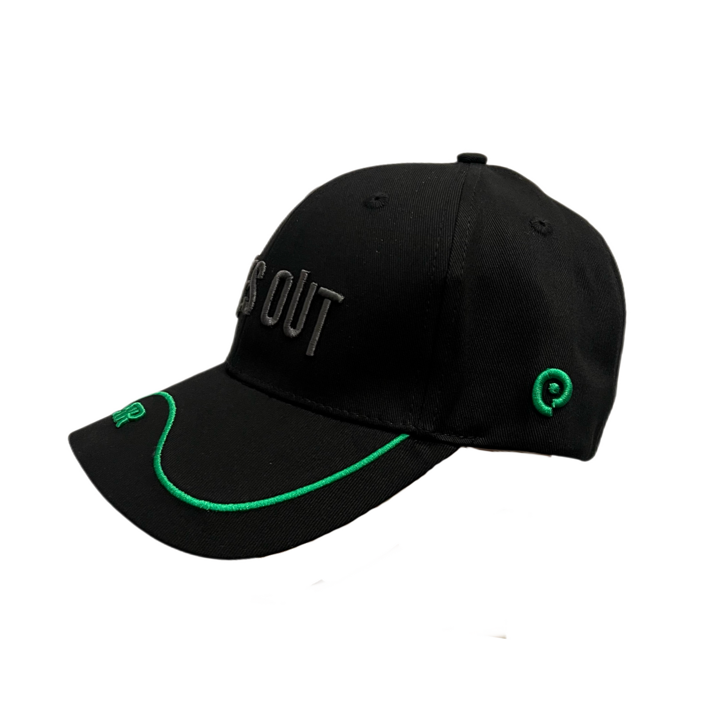 PO×NR "COLLABORATION CAP"(BLACK×GREEN)