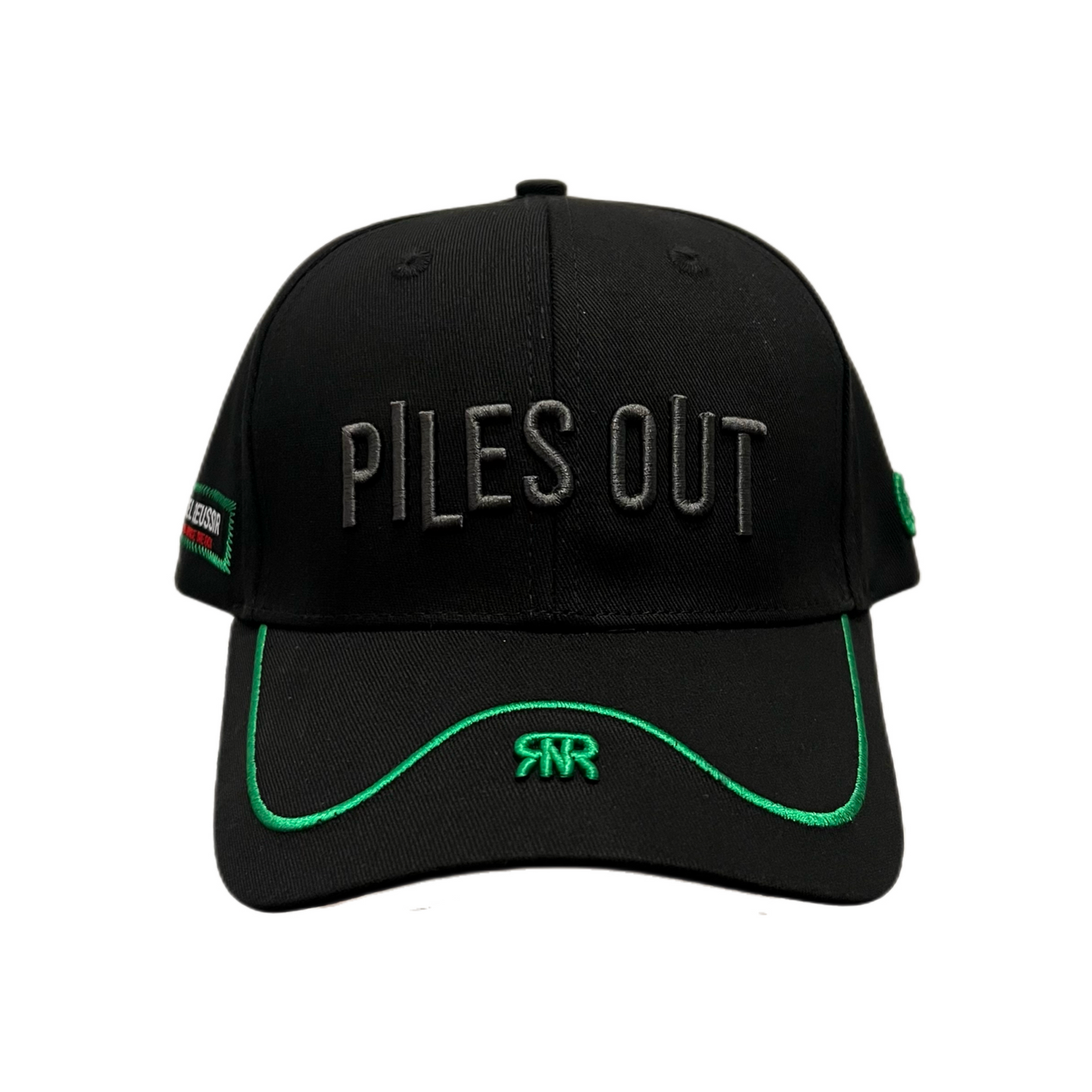 PO×NR "COLLABORATION CAP"(BLACK×GREEN)