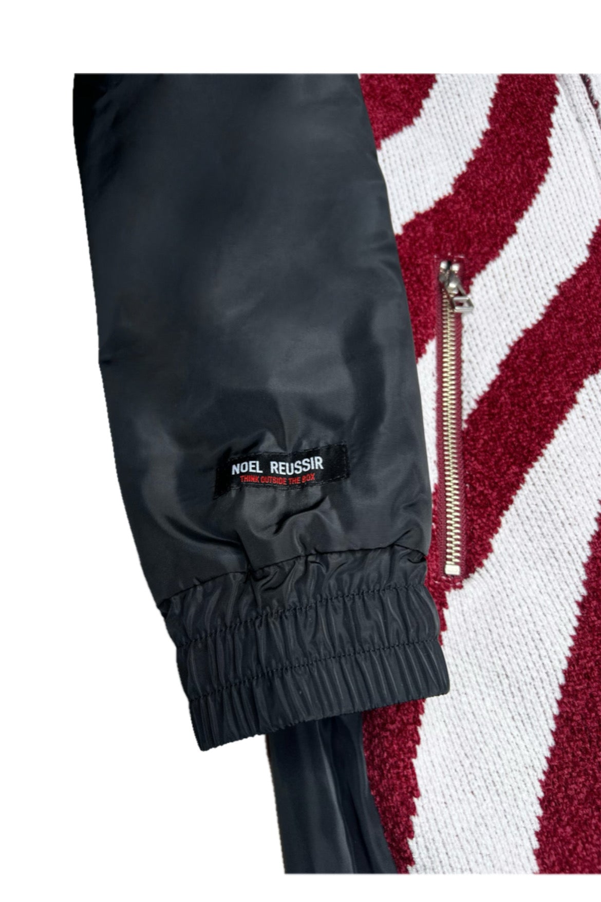Zip Up Quilting One Piece(BLACK)