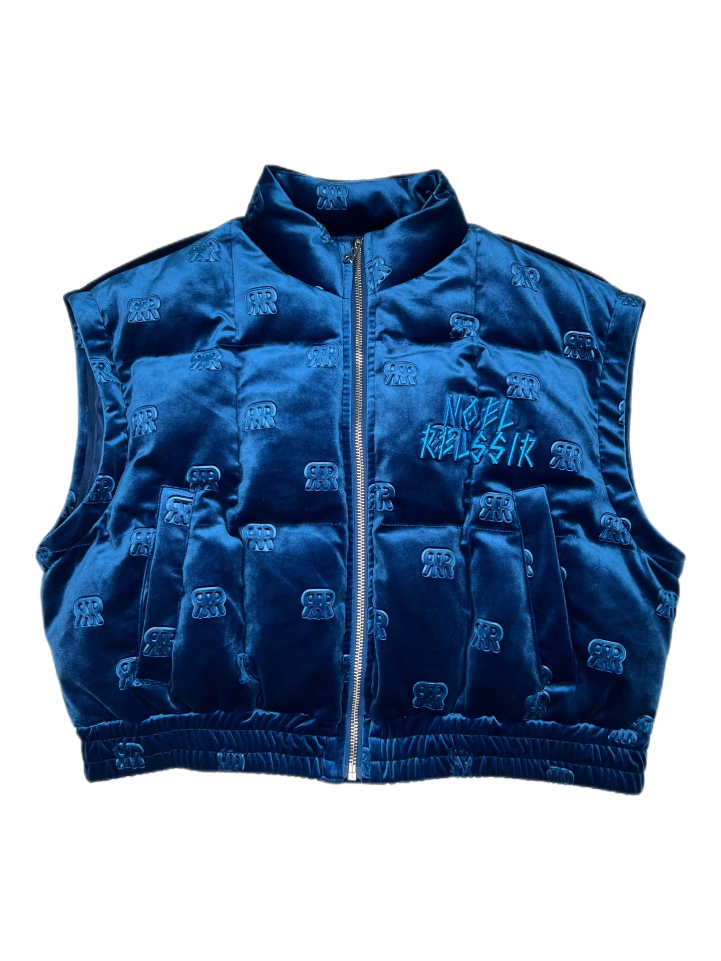 “Velvet Embossed Two-Way Outer Jacket”