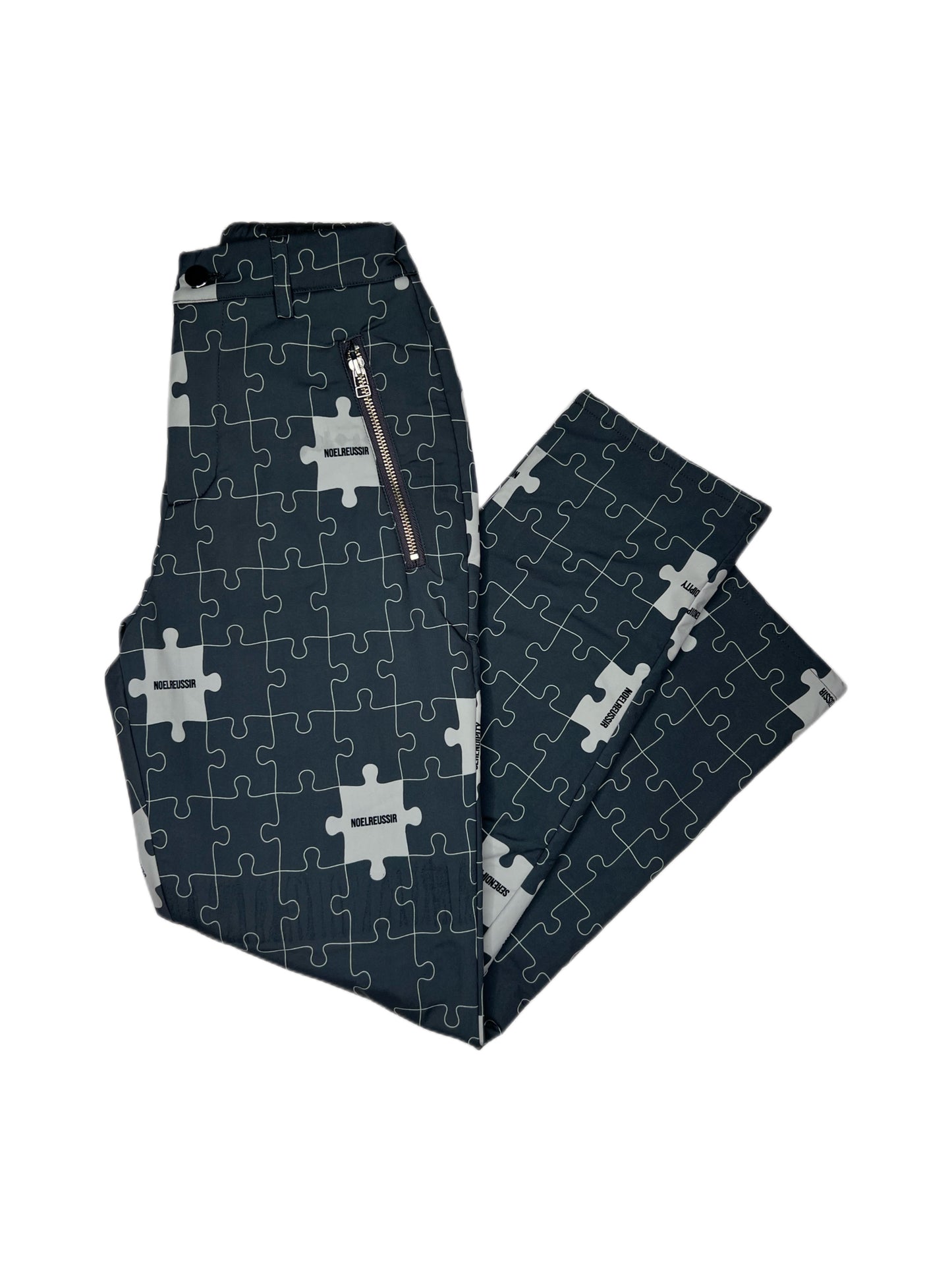 “Puzzle Fleece Lined Long Pants”