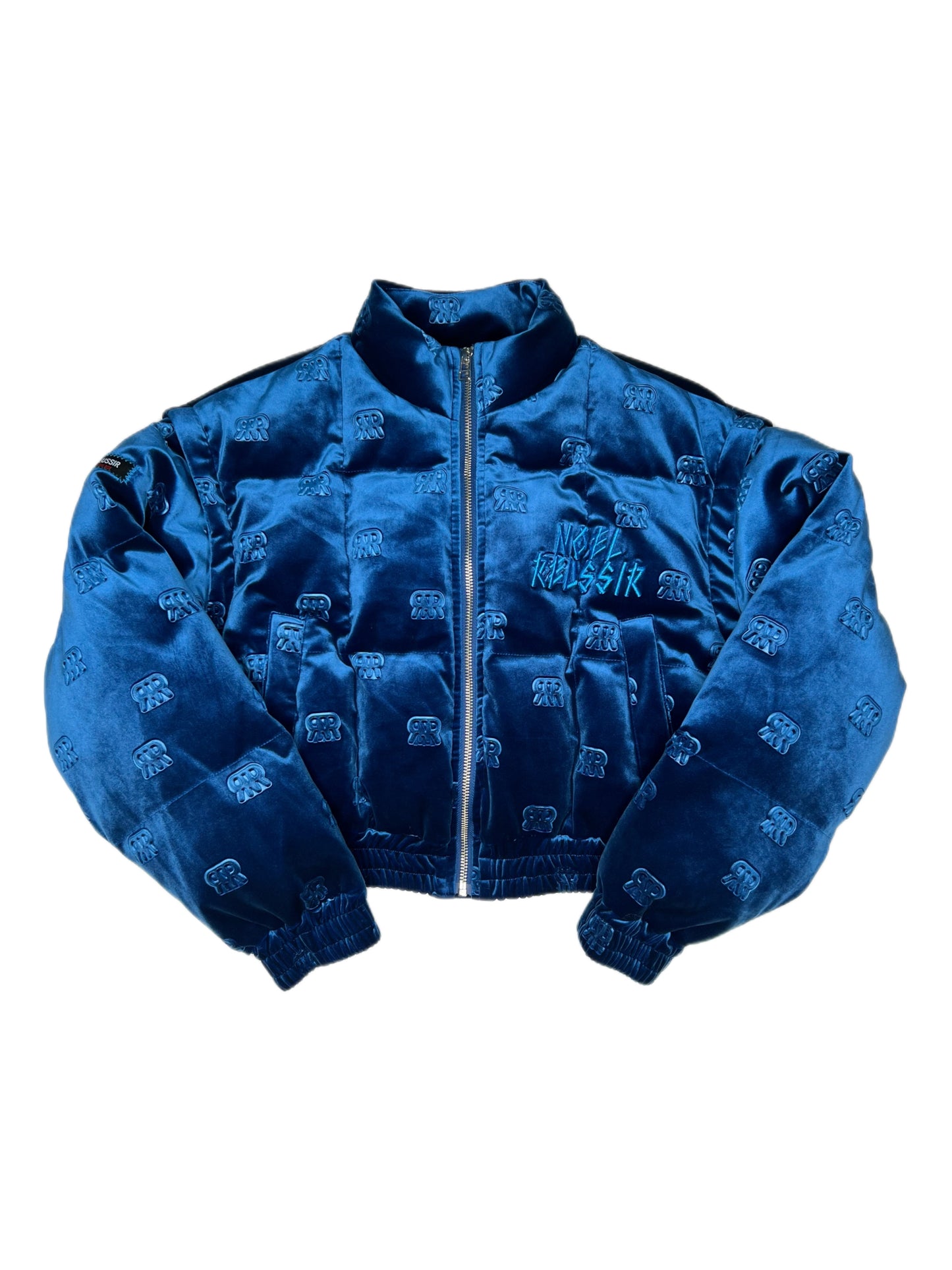“Velvet Embossed Two-Way Outer Jacket”