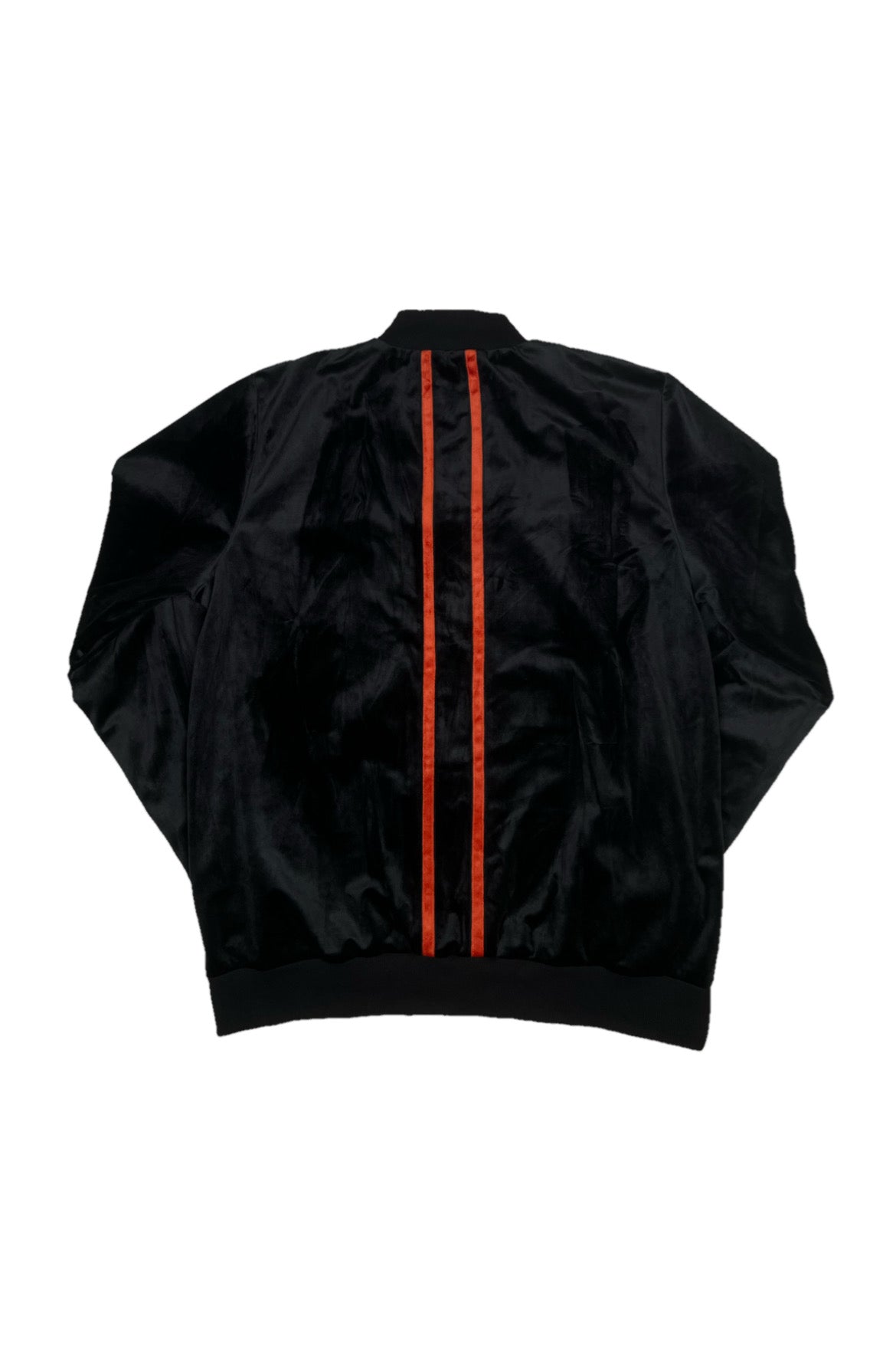 Velour Half Zip Mock Neck(BLACK)