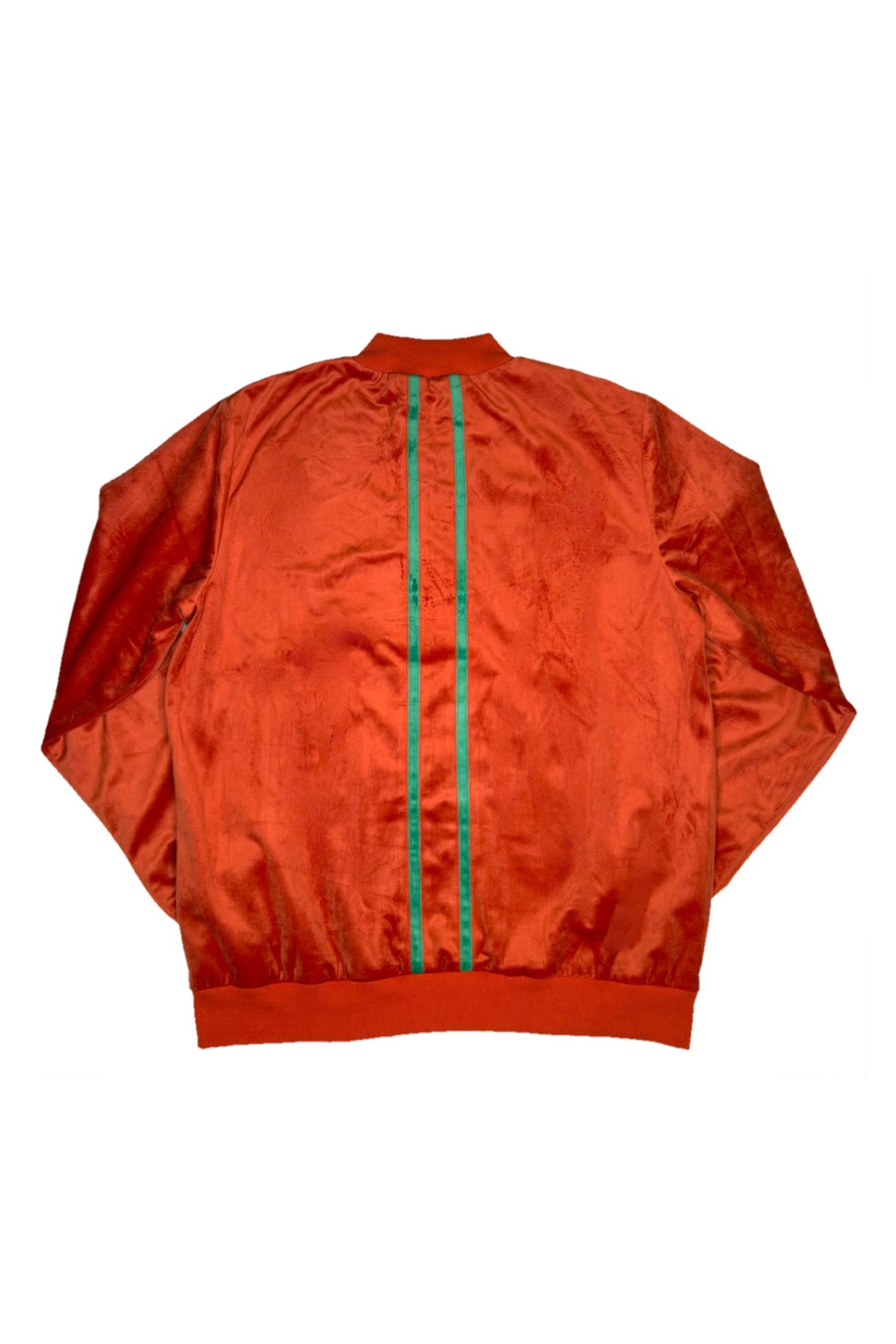 Velour Half Zip Mock Neck(ORANGE)