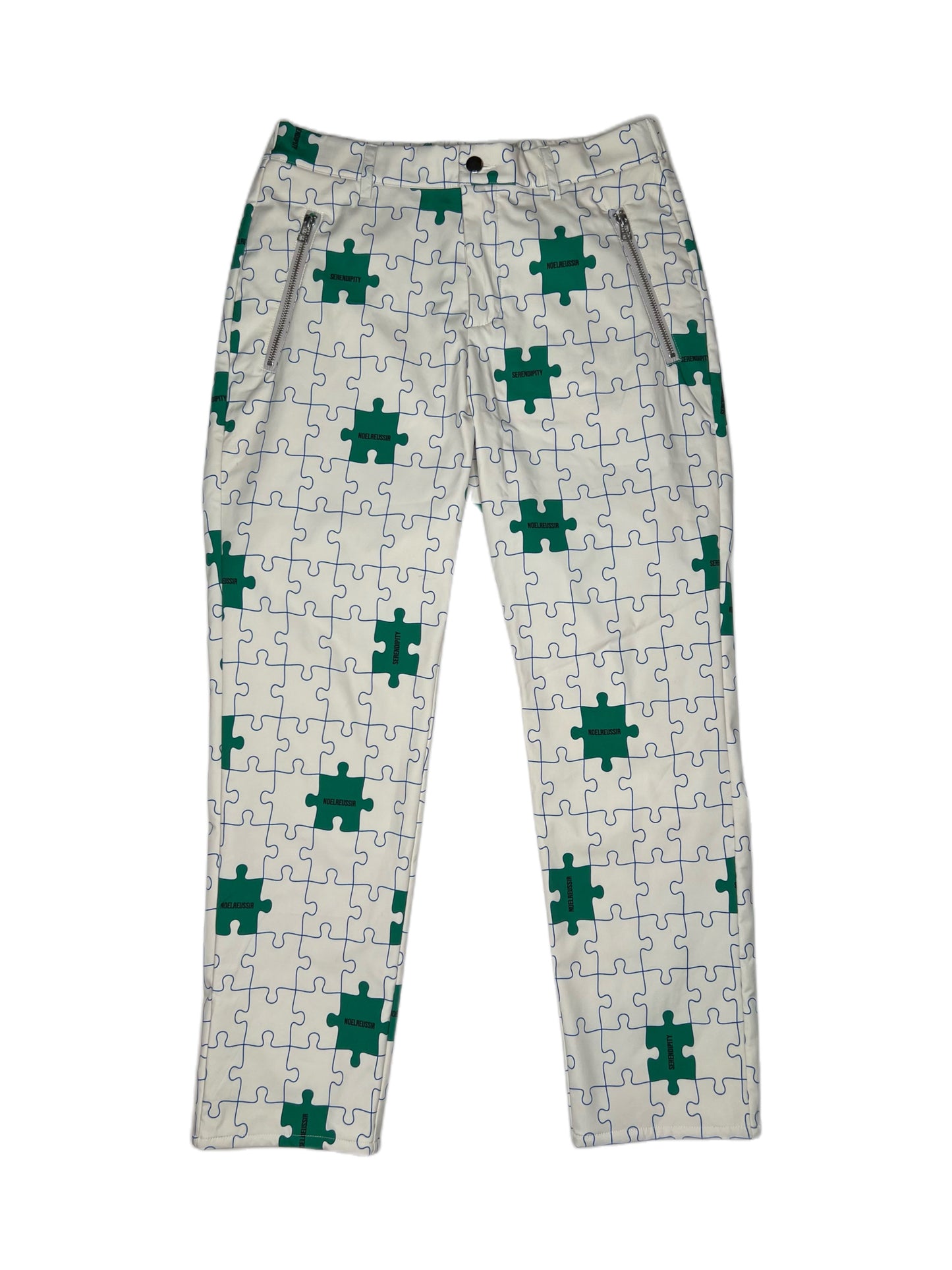 “Puzzle Fleece Lined Long Pants”
