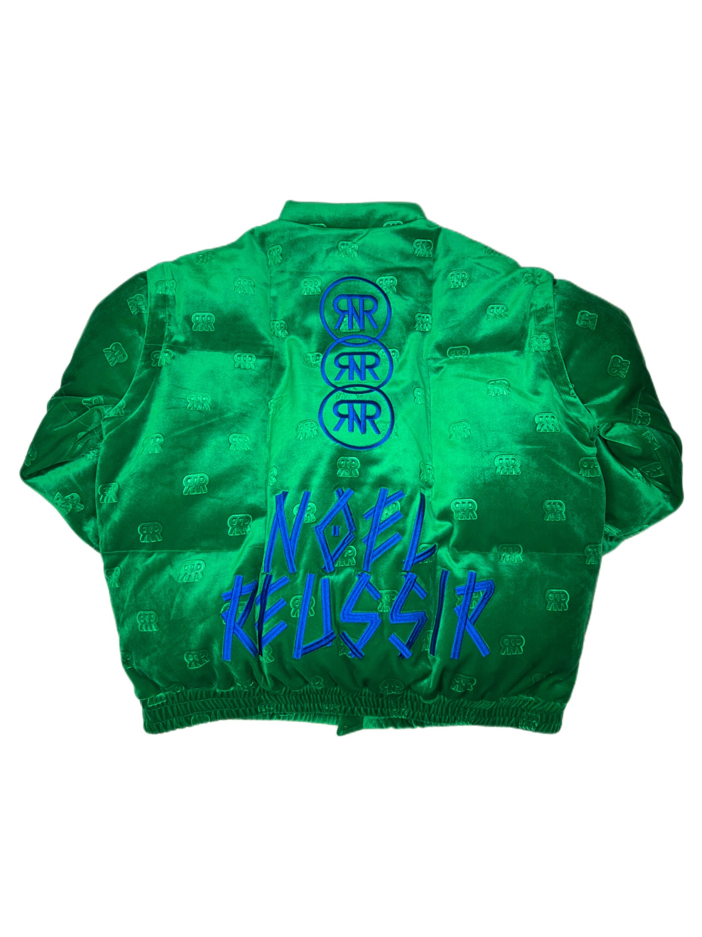 “Velvet Embossed Two-Way Outer Jacket”