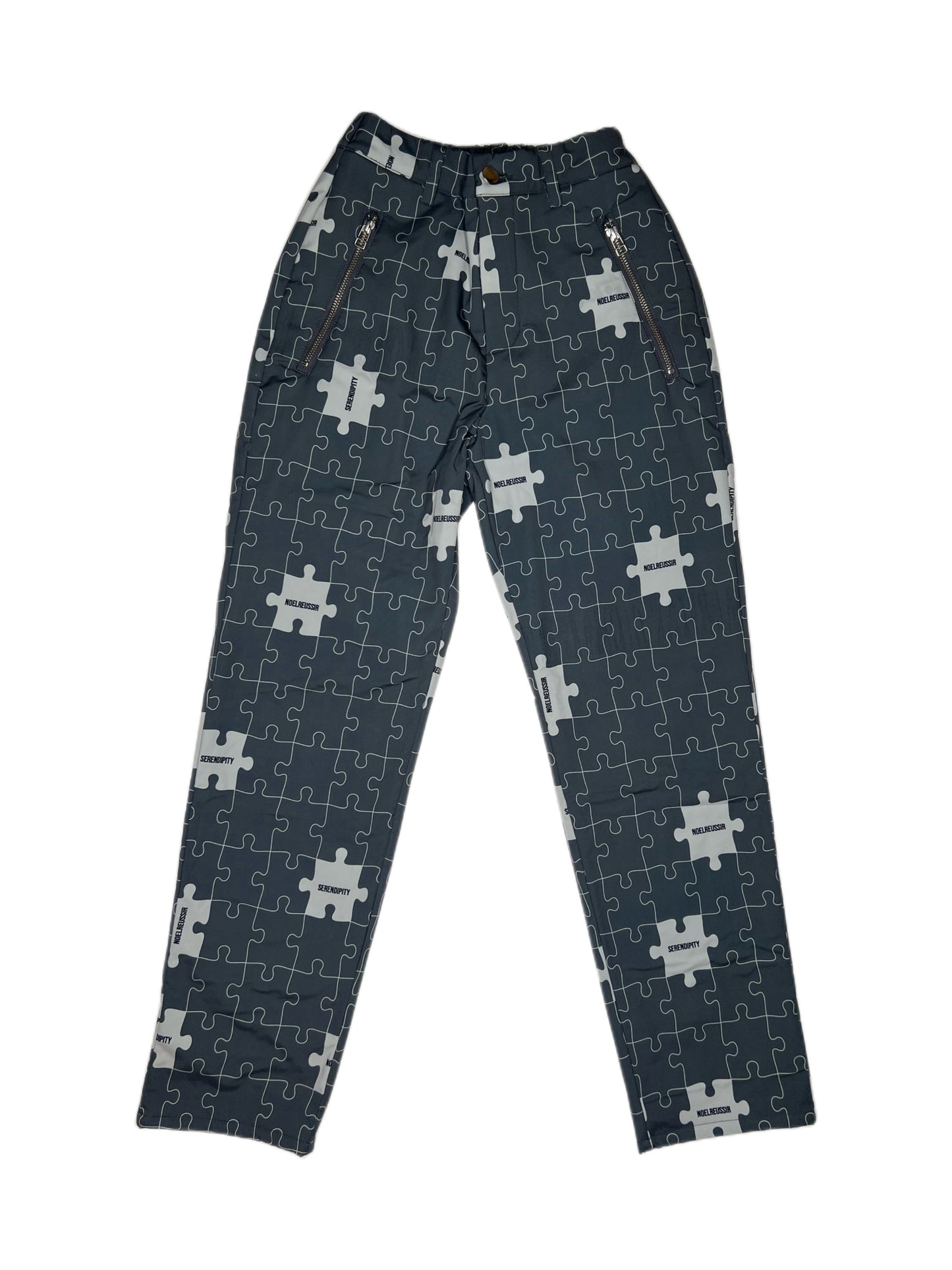 “Puzzle Fleece Lined Long Pants”