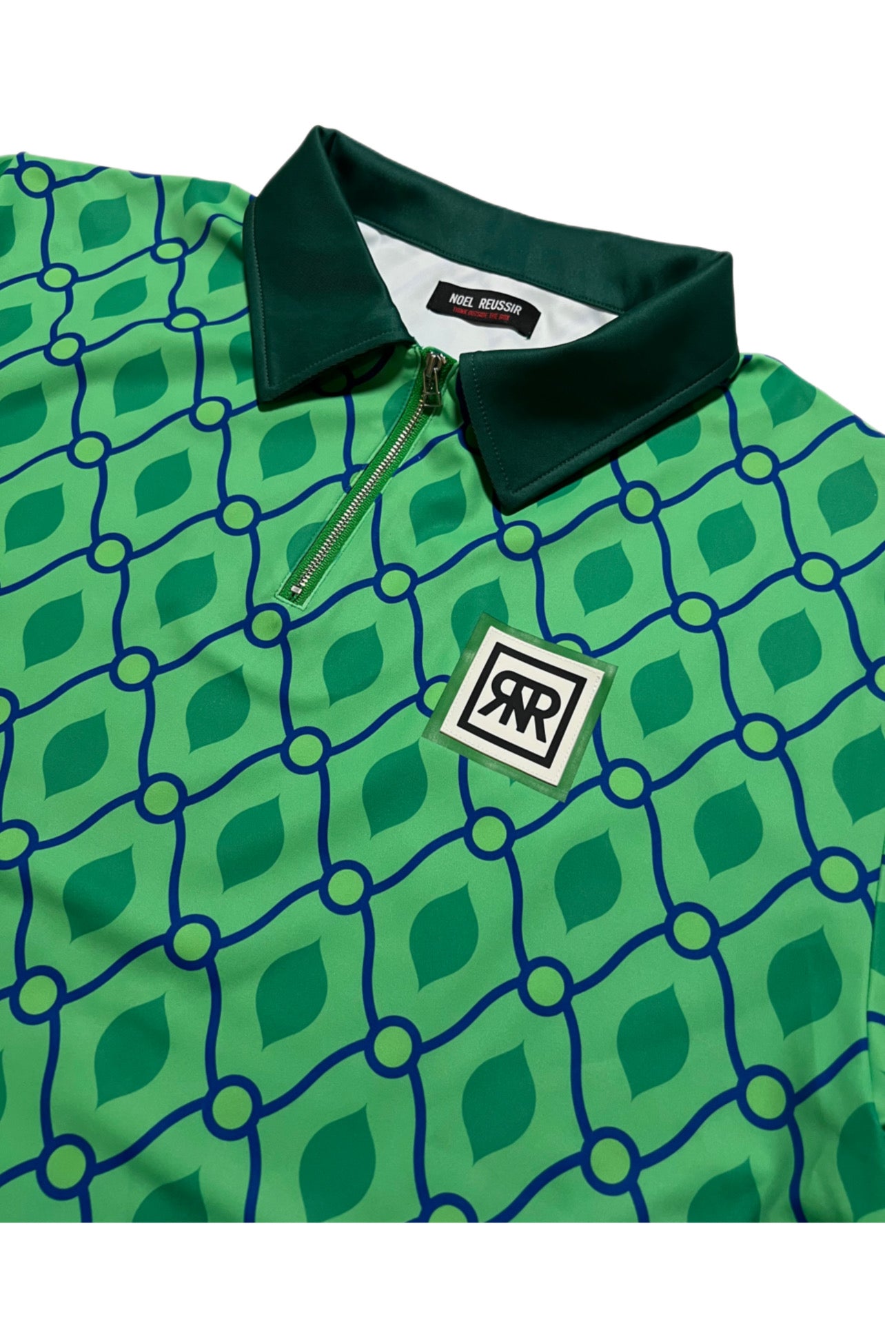 【SALE対象】Horizon Cube Half Zip Polo（GREEN）