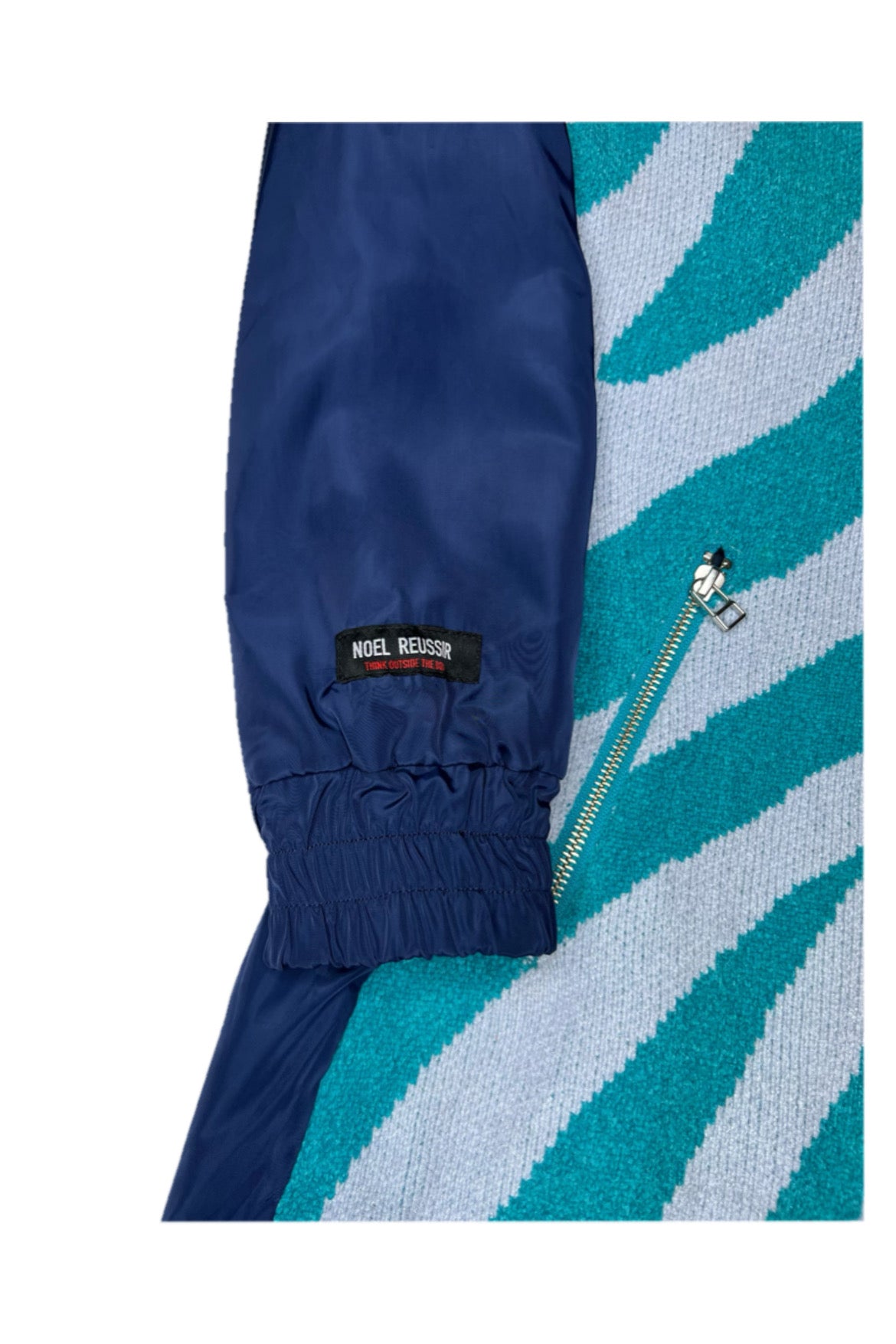 Zip Up Quilting One Piece(BLUE)