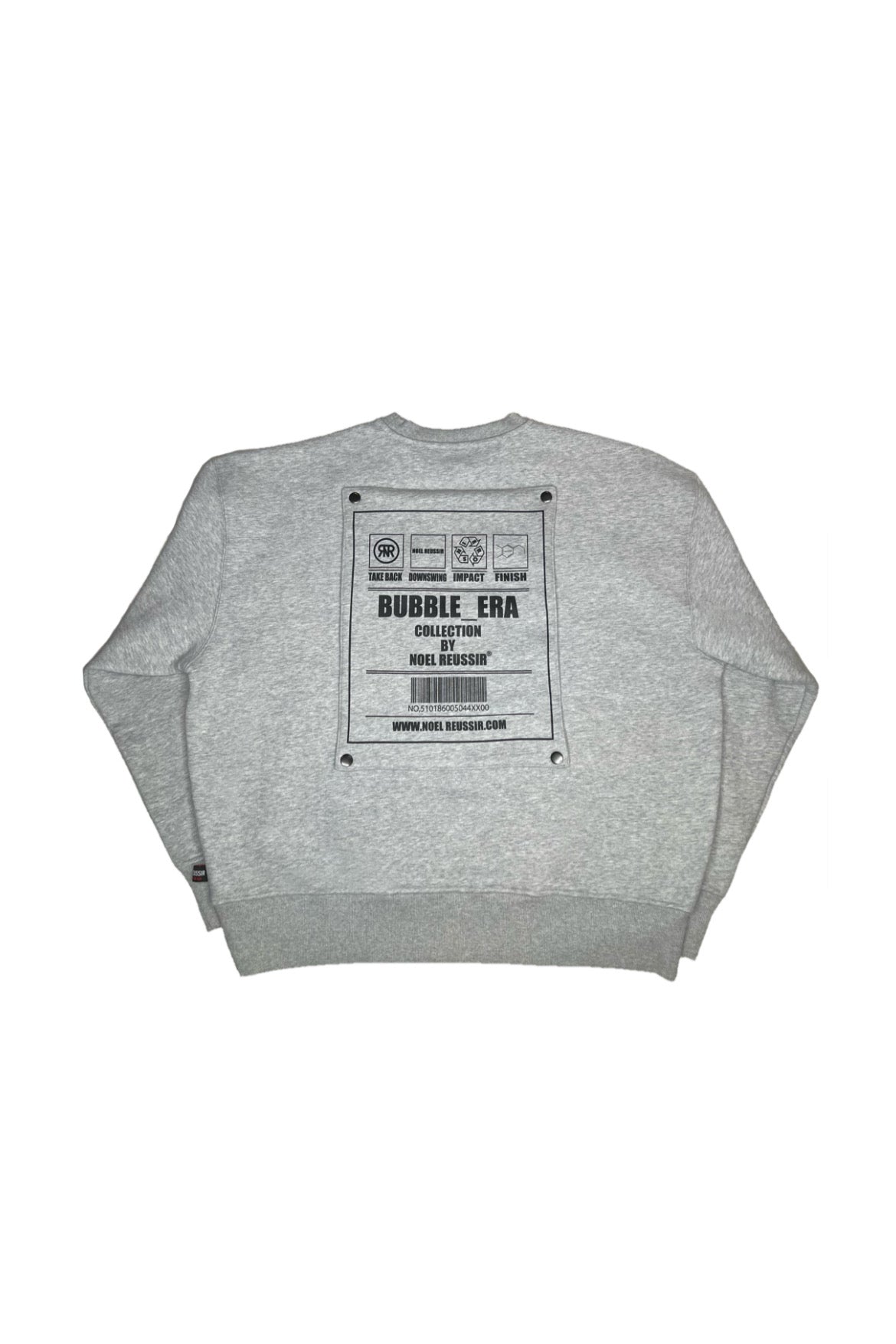 【定価¥26400/10%OFF】Detaching Patch Sweat(GRAY)