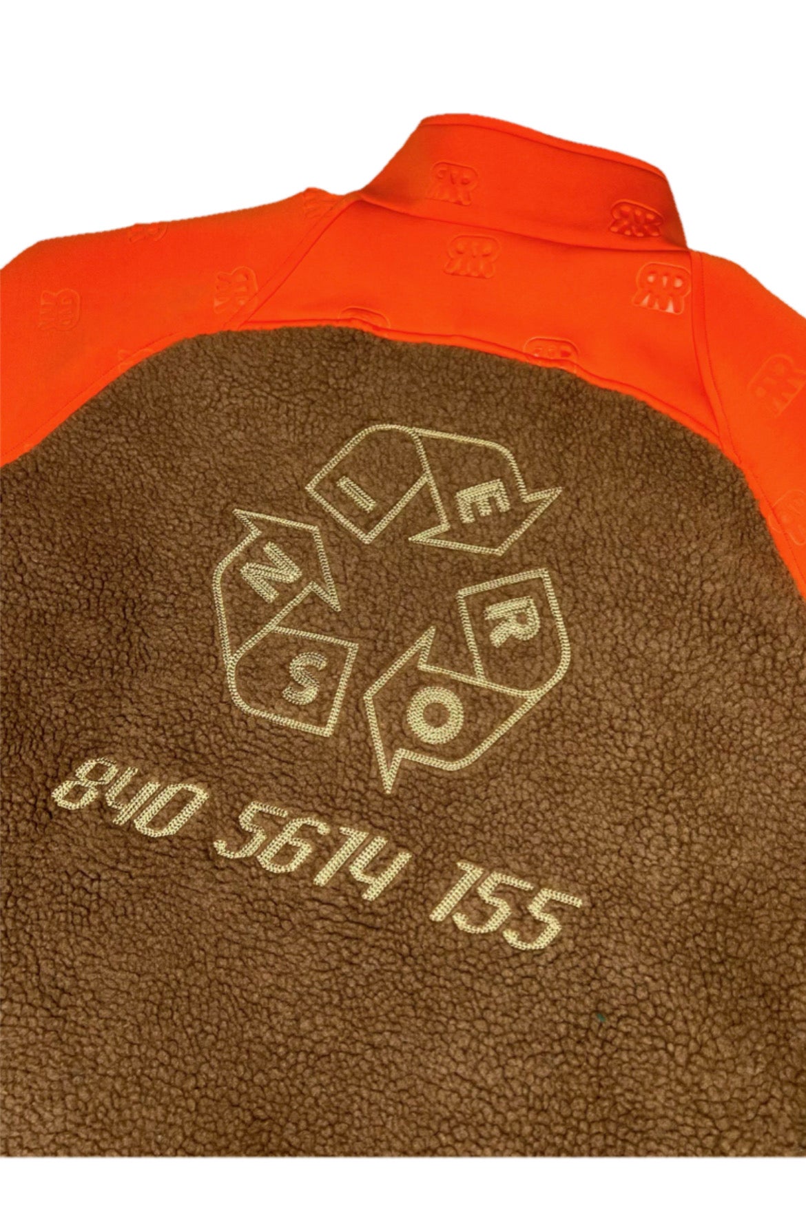 Boa Docking Zip Up JKT(ORANGE×BROWN)