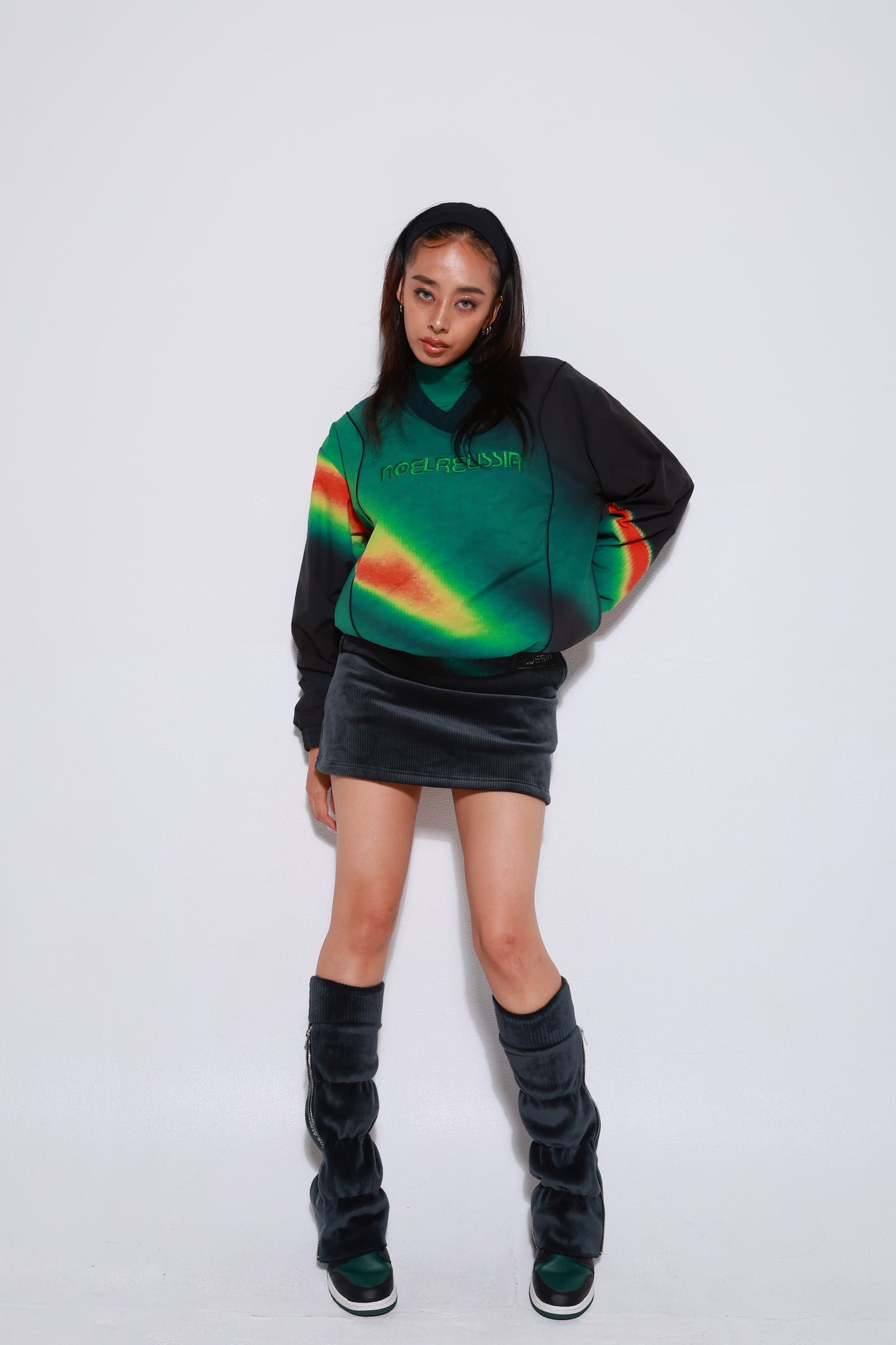 Serendipity Corduroy Leg Warmers(BLACK)