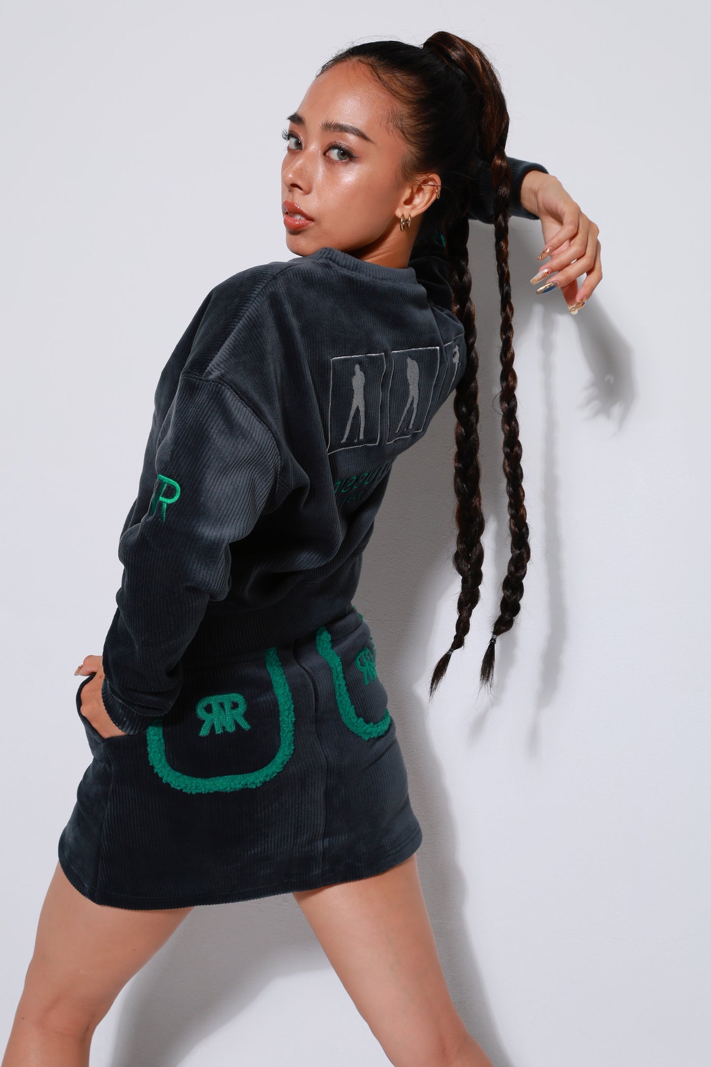 Serendipity Corduroy Crew Sweat