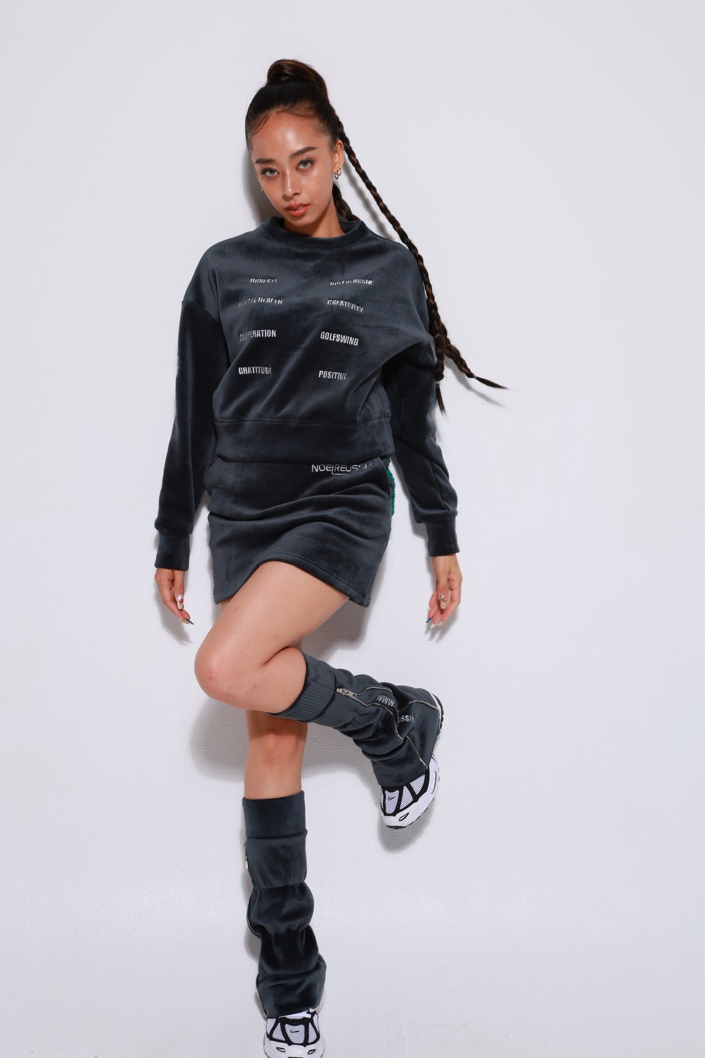 Serendipity Corduroy Crew Sweat