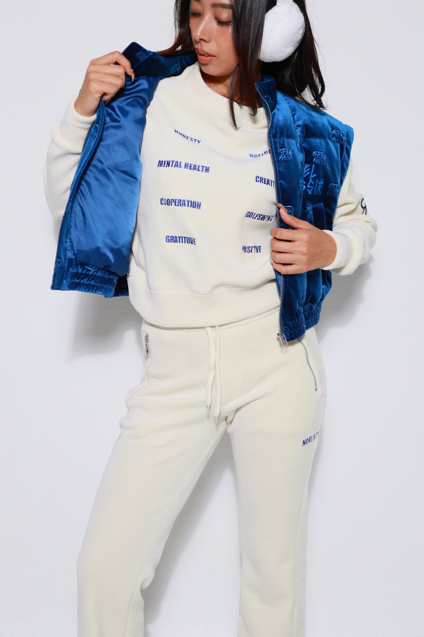 Serendipity Corduroy Sweat Pants(Ladies)