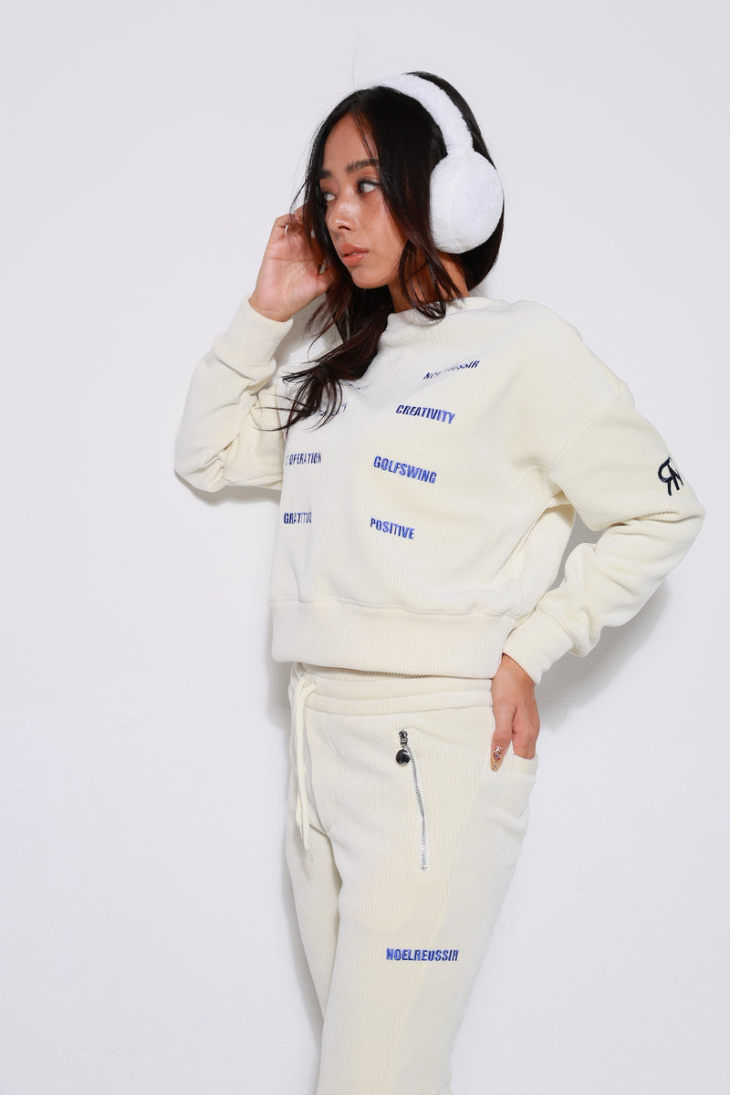 Serendipity Corduroy Crew Sweat – NOEL REUSSIR