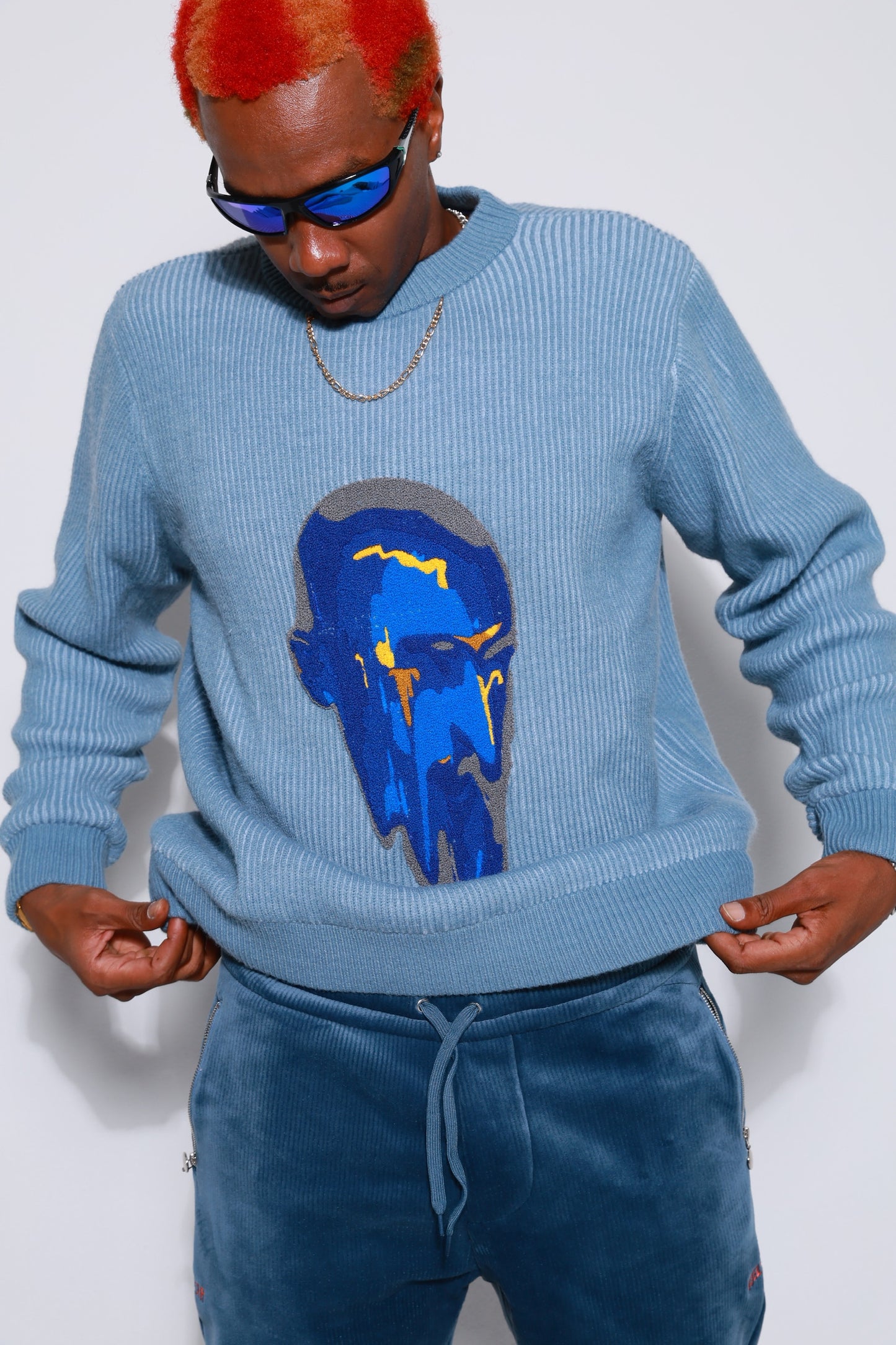 Thermo-Serendipity Rib Pile Knit