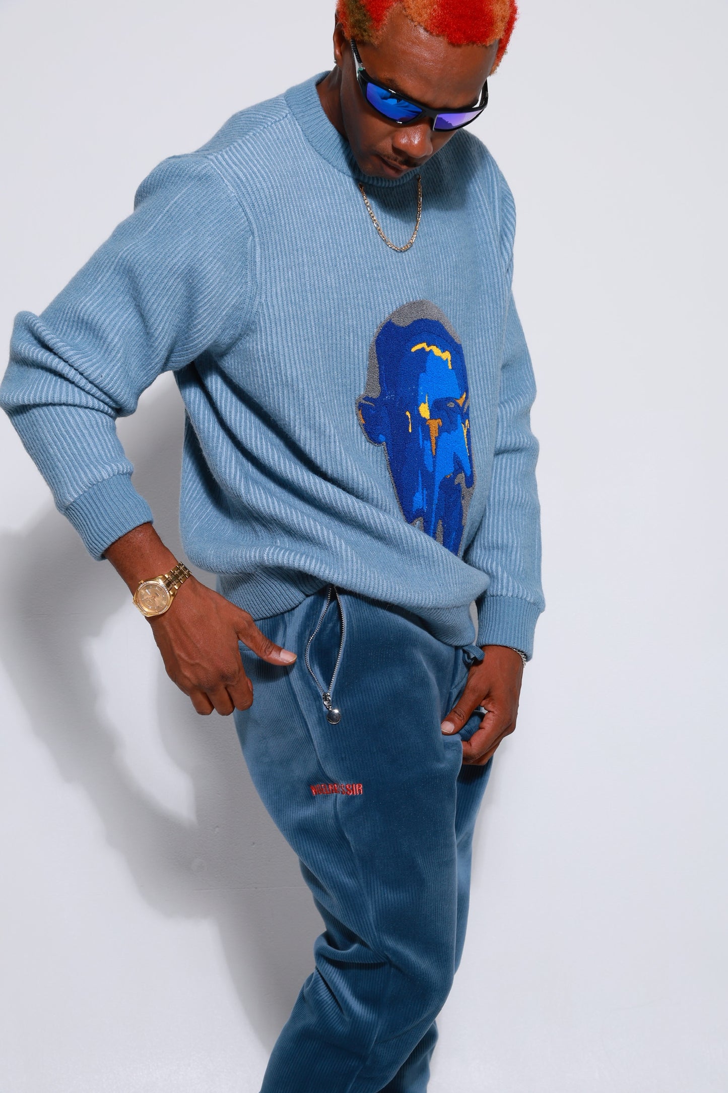 Thermo-Serendipity Rib Pile Knit