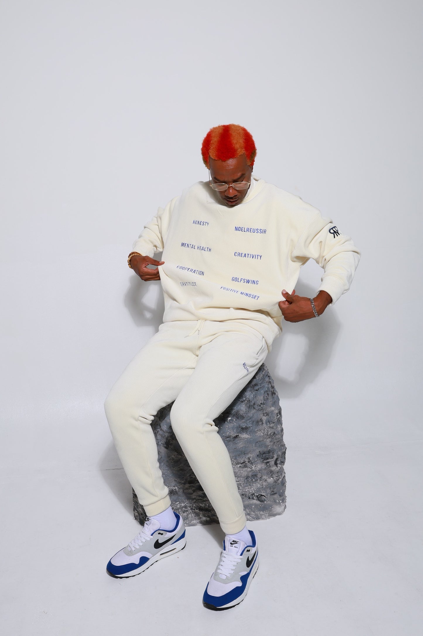Serendipity Corduroy Crew Sweat