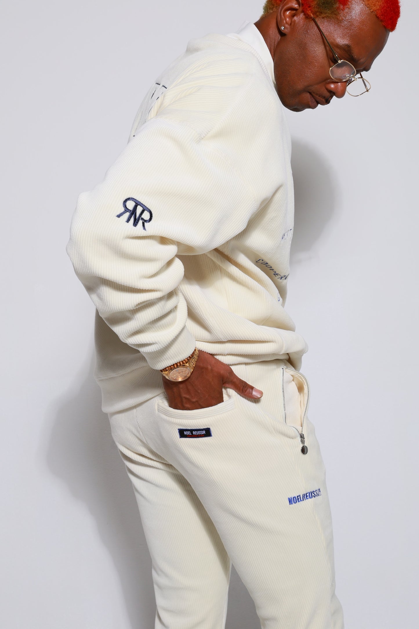 Serendipity Corduroy Crew Sweat