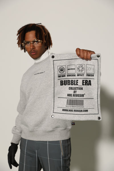 【定価¥26400/10%OFF】Detaching Patch Sweat(GRAY)
