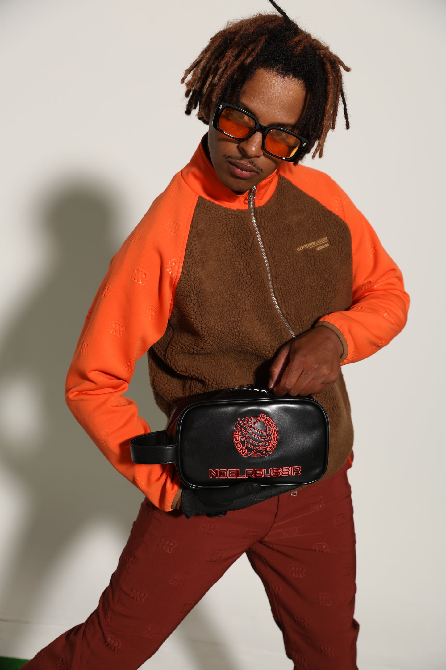 Boa Docking Zip Up JKT(ORANGE×BROWN)