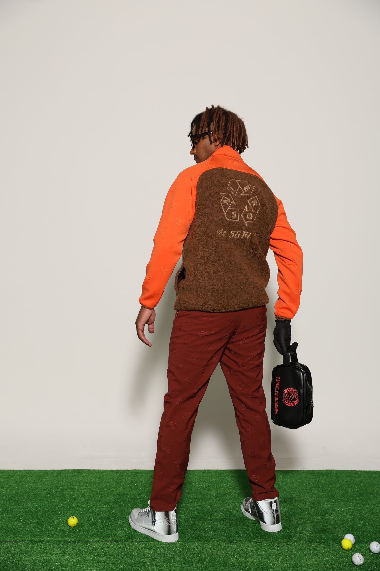 Boa Docking Zip Up JKT(ORANGE×BROWN)