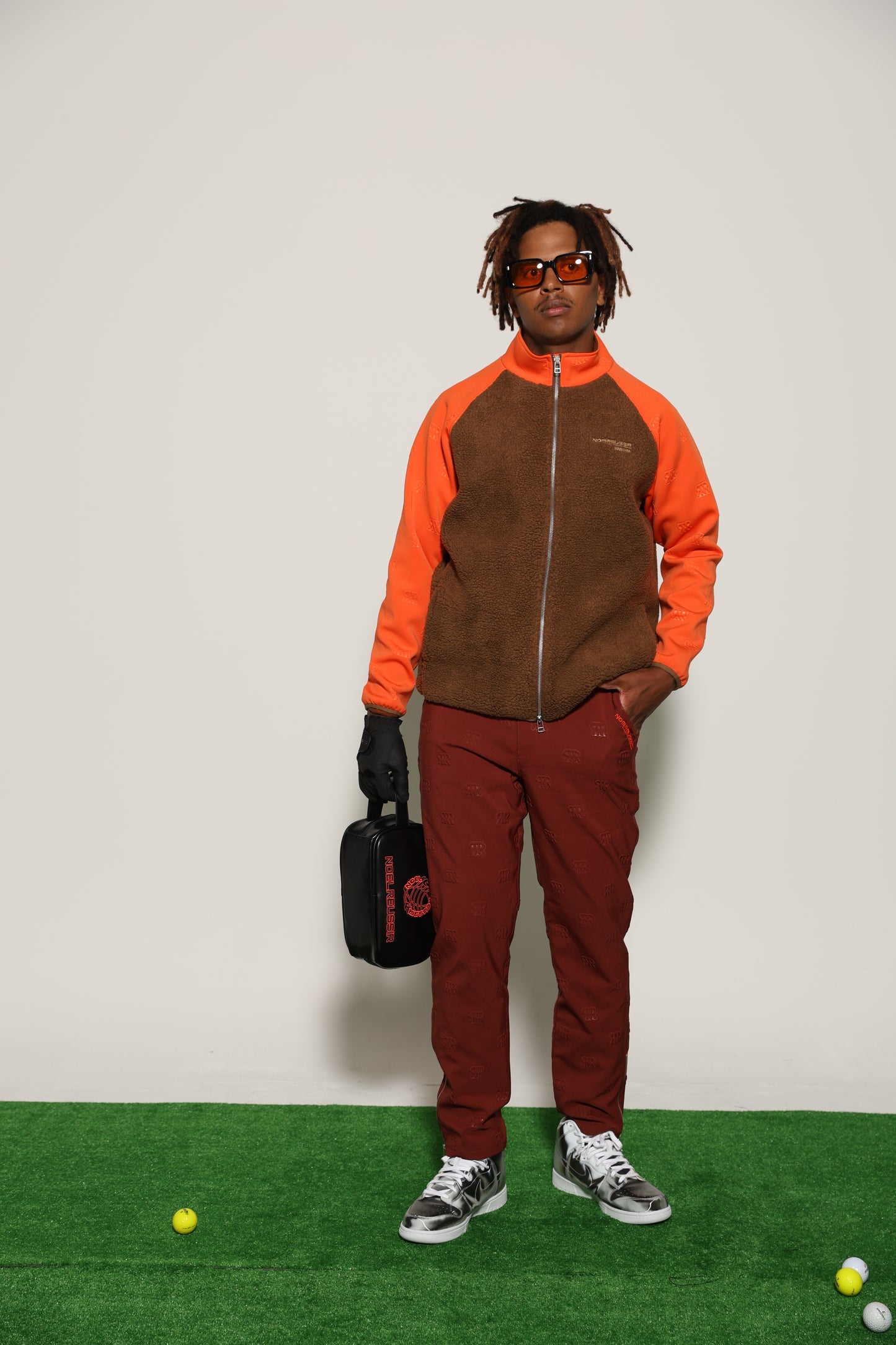 Boa Docking Zip Up JKT(ORANGE×BROWN)