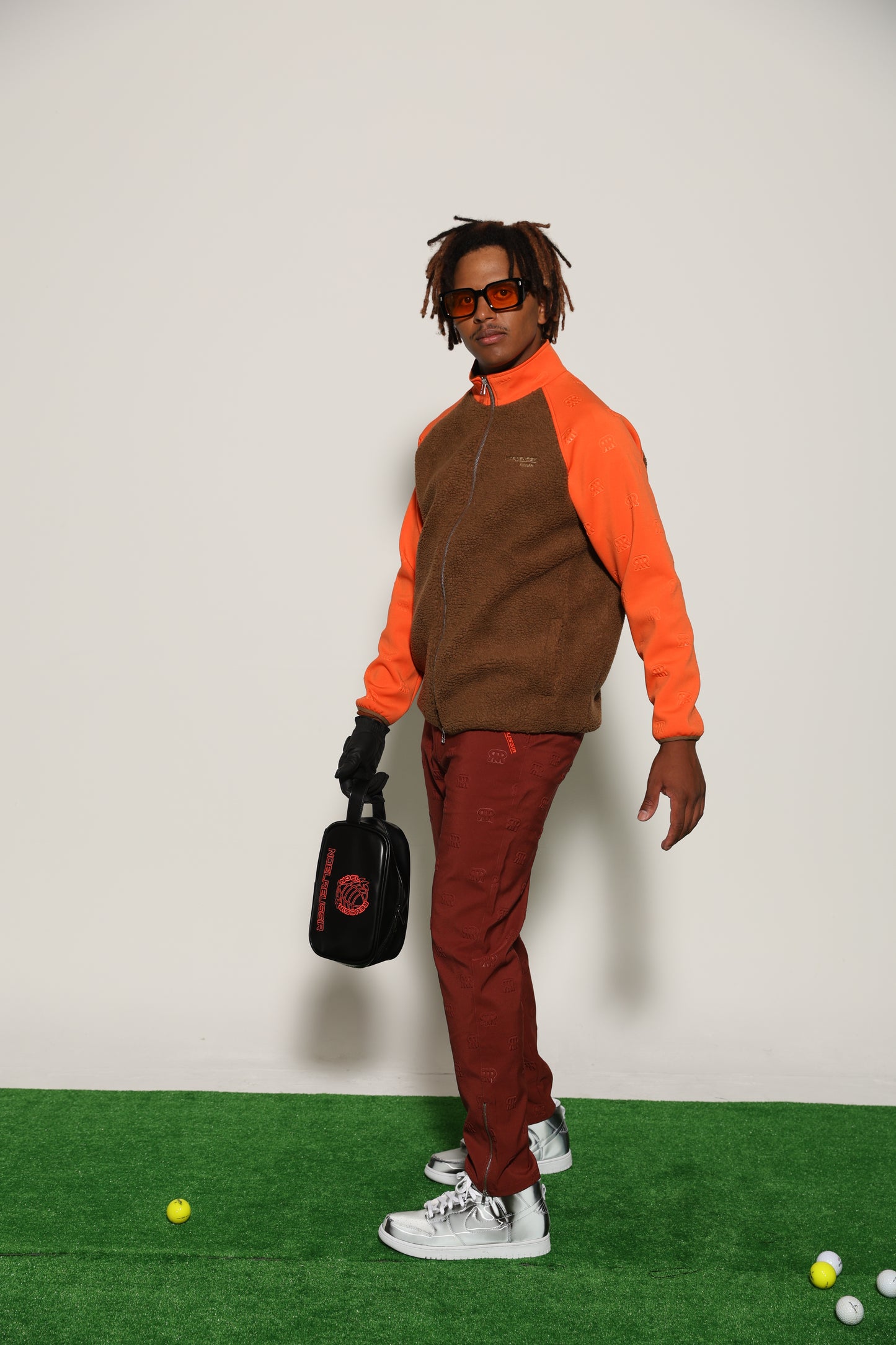 Boa Docking Zip Up JKT(ORANGE×BROWN)