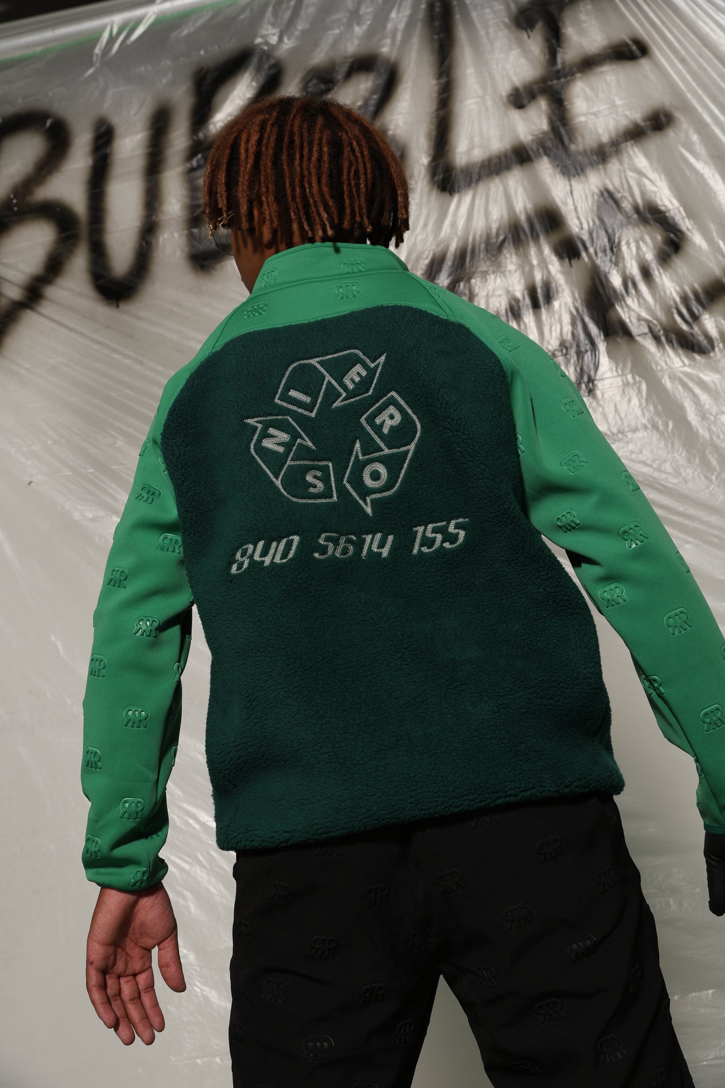 Boa Docking Zip Up JKT(GREEN×GREEN)